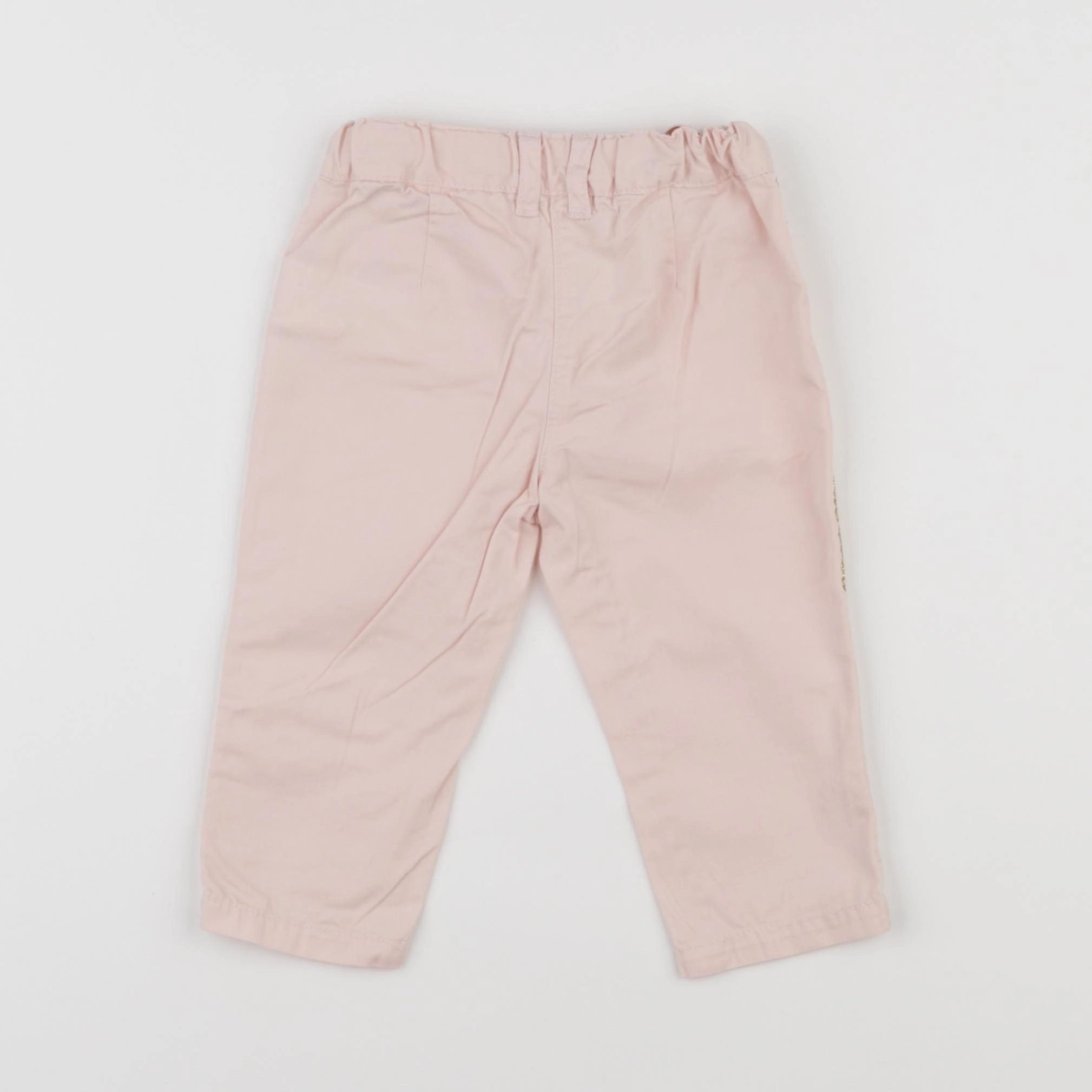 Vertbaudet - pantalon rose - 12 mois