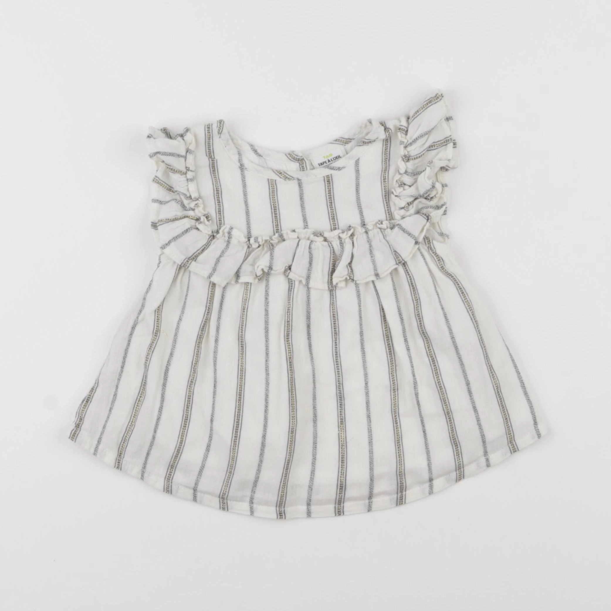 Tape à l'oeil - robe blanc - 12 mois