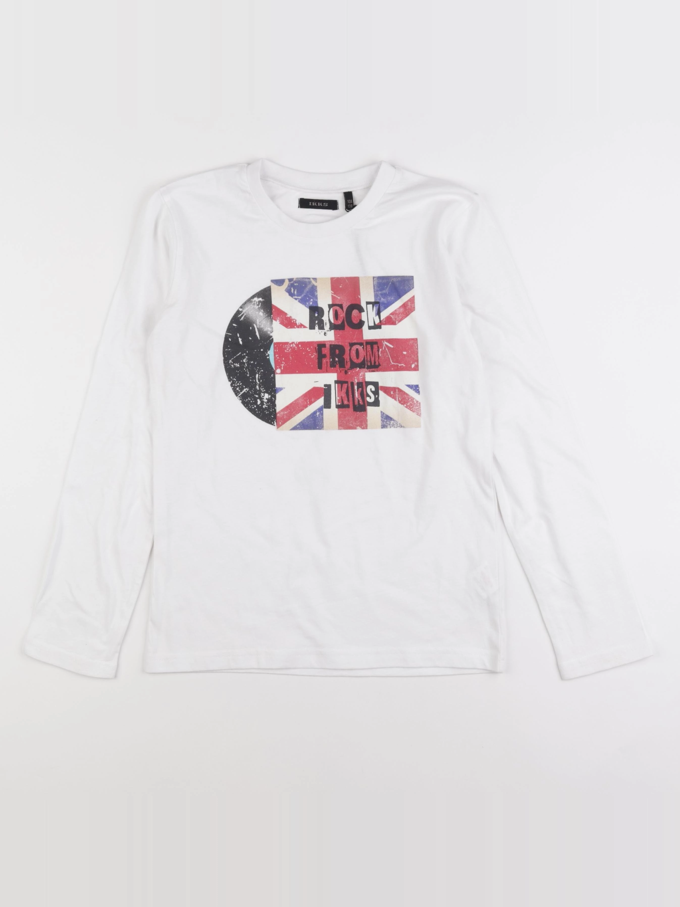 IKKS - tee-shirt blanc - 10 ans