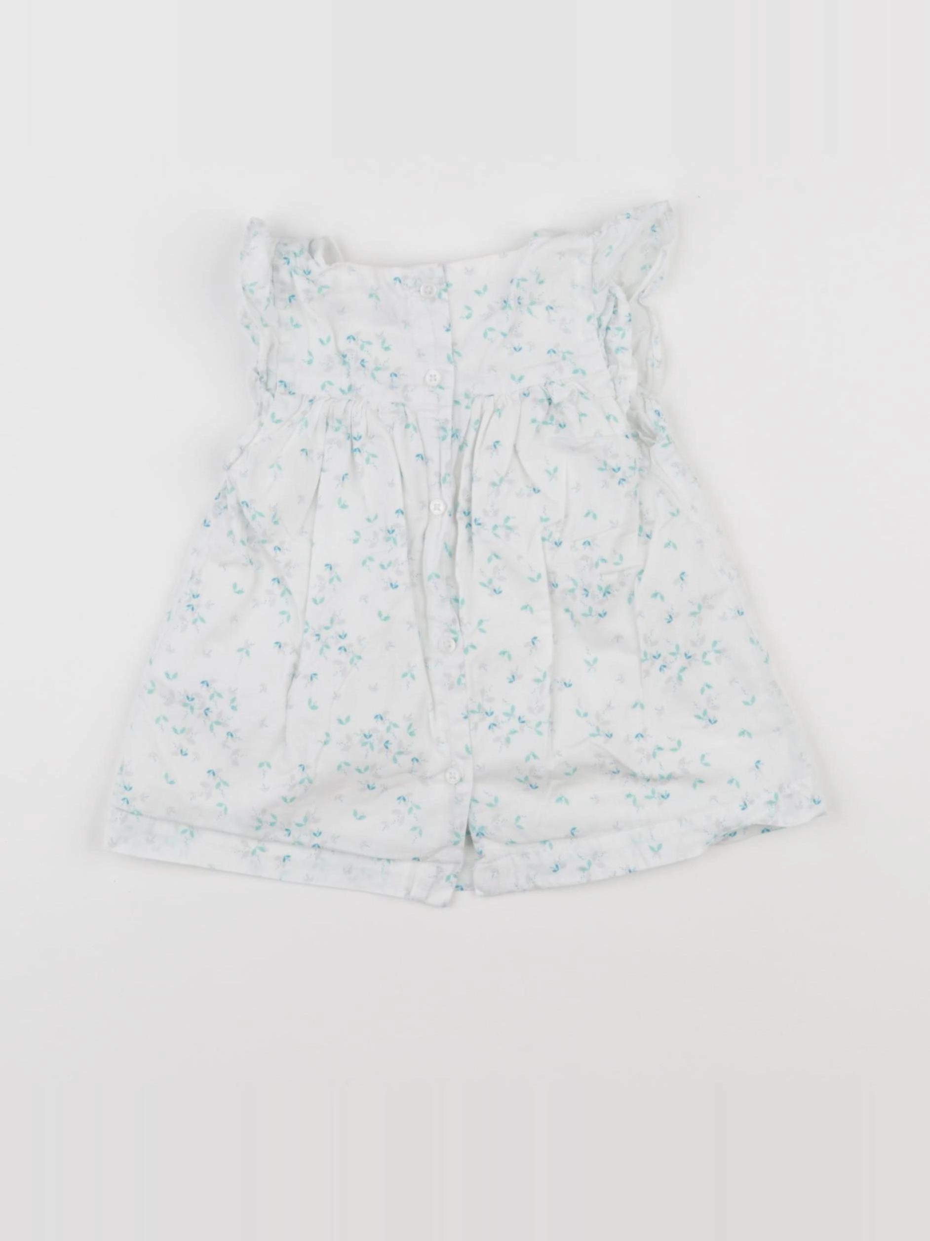 Vertbaudet - blouse blanc - 12 mois
