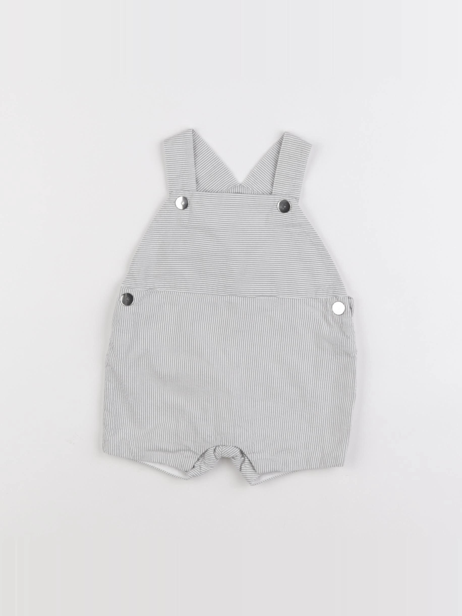 Jacadi - salopette gris - 6 mois
