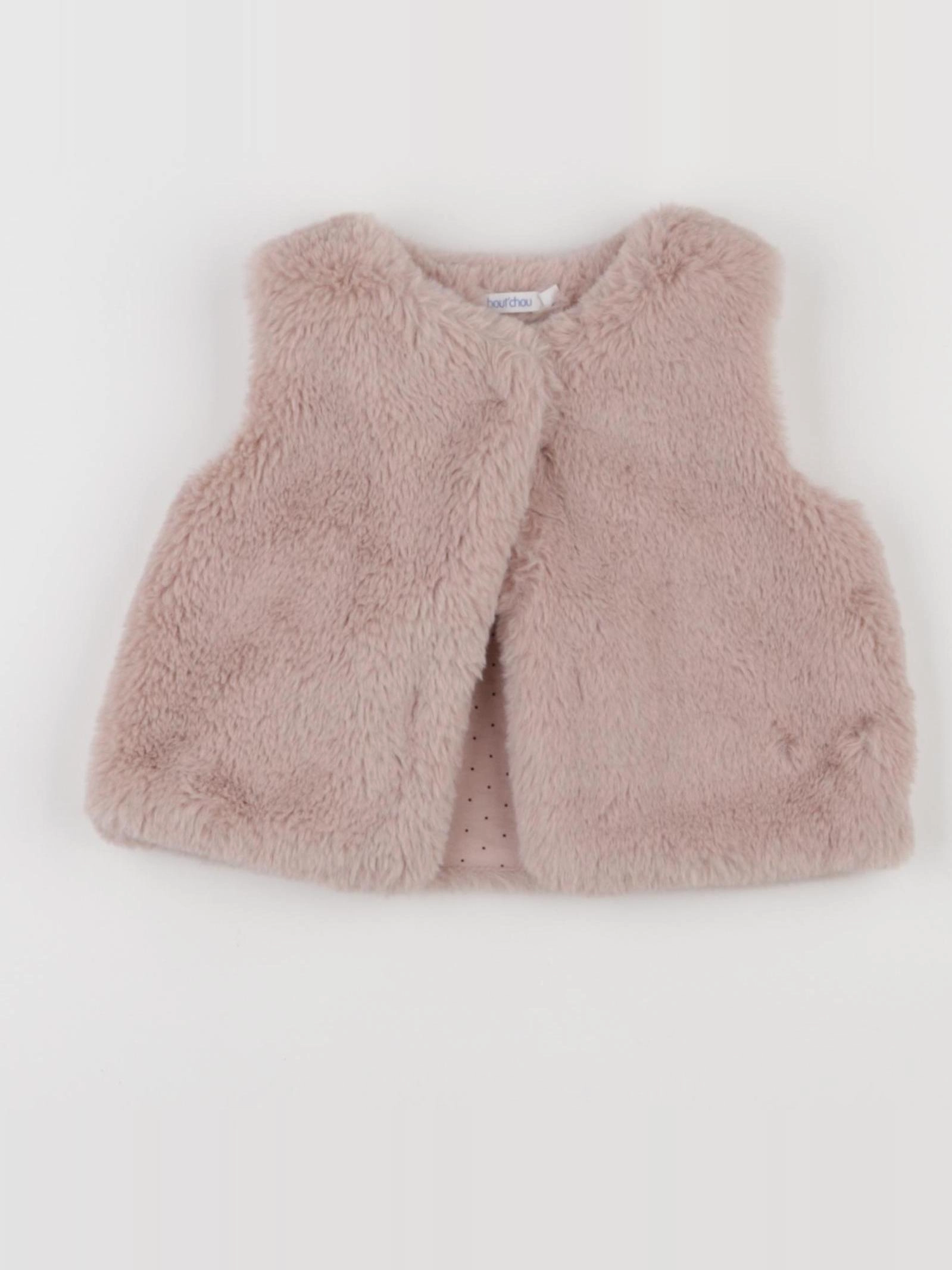 Boutchou - gilet rose - 12 mois