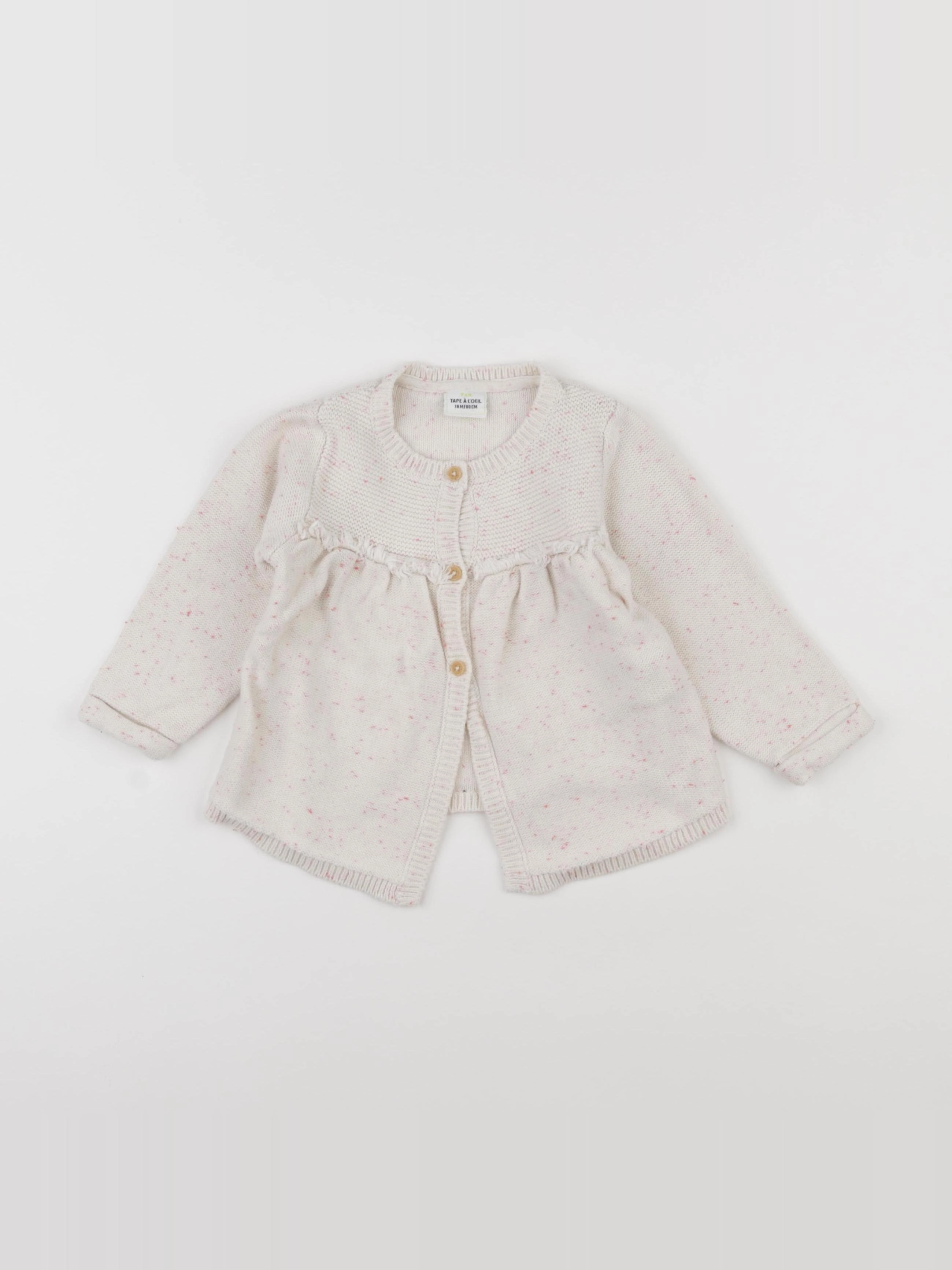 Tape à l'oeil - gilet beige - 18 mois