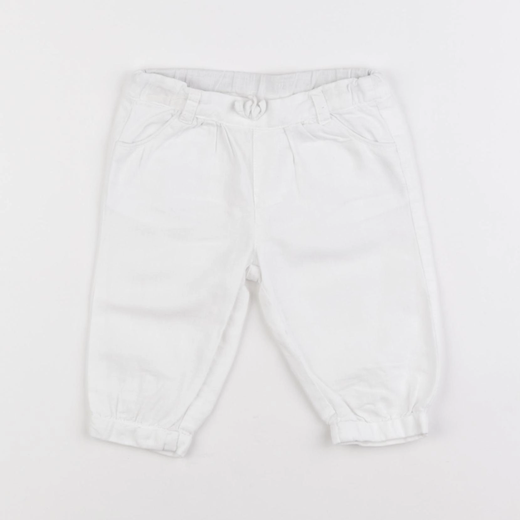 Boutchou - pantalon blanc - 6 mois