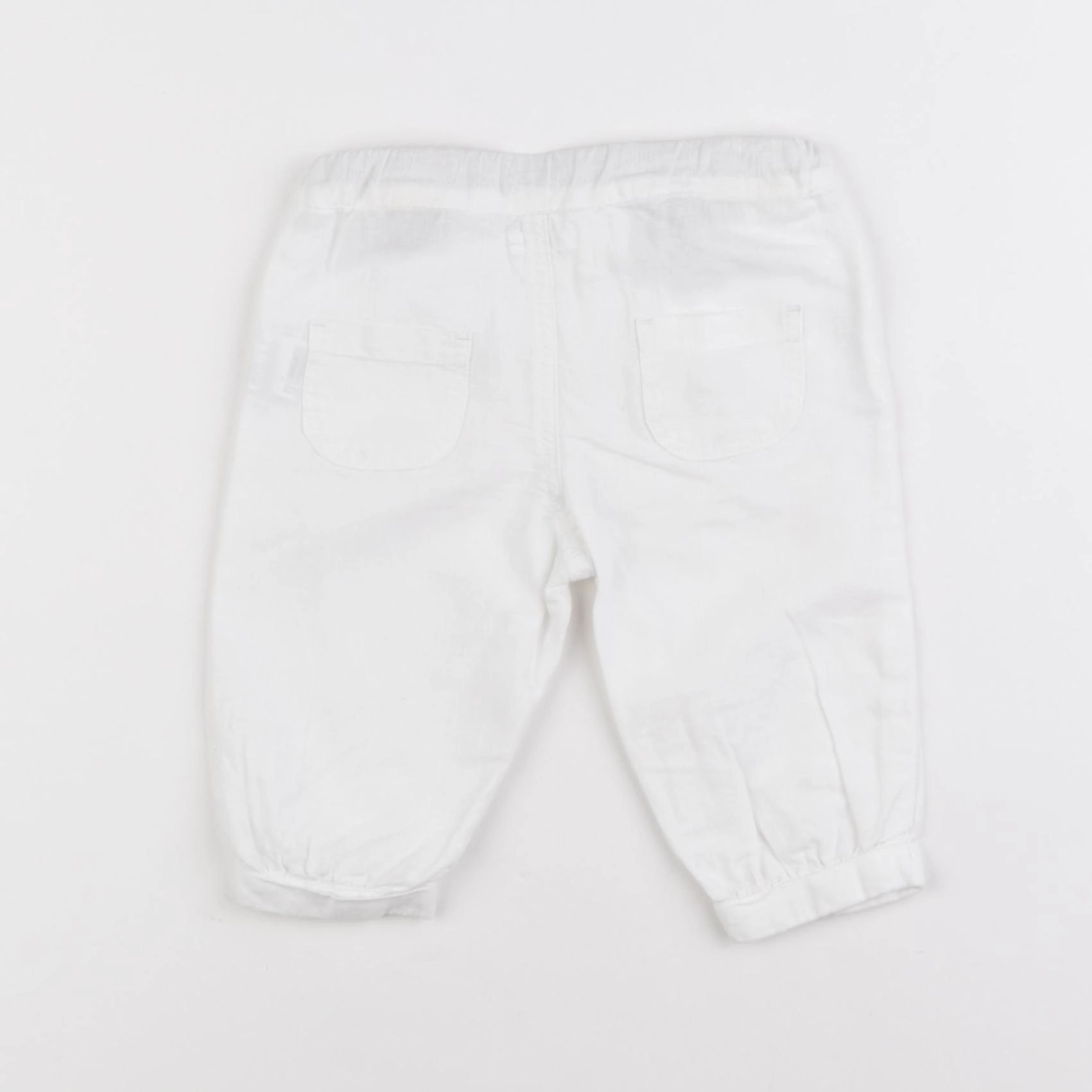 Boutchou - pantalon blanc - 6 mois