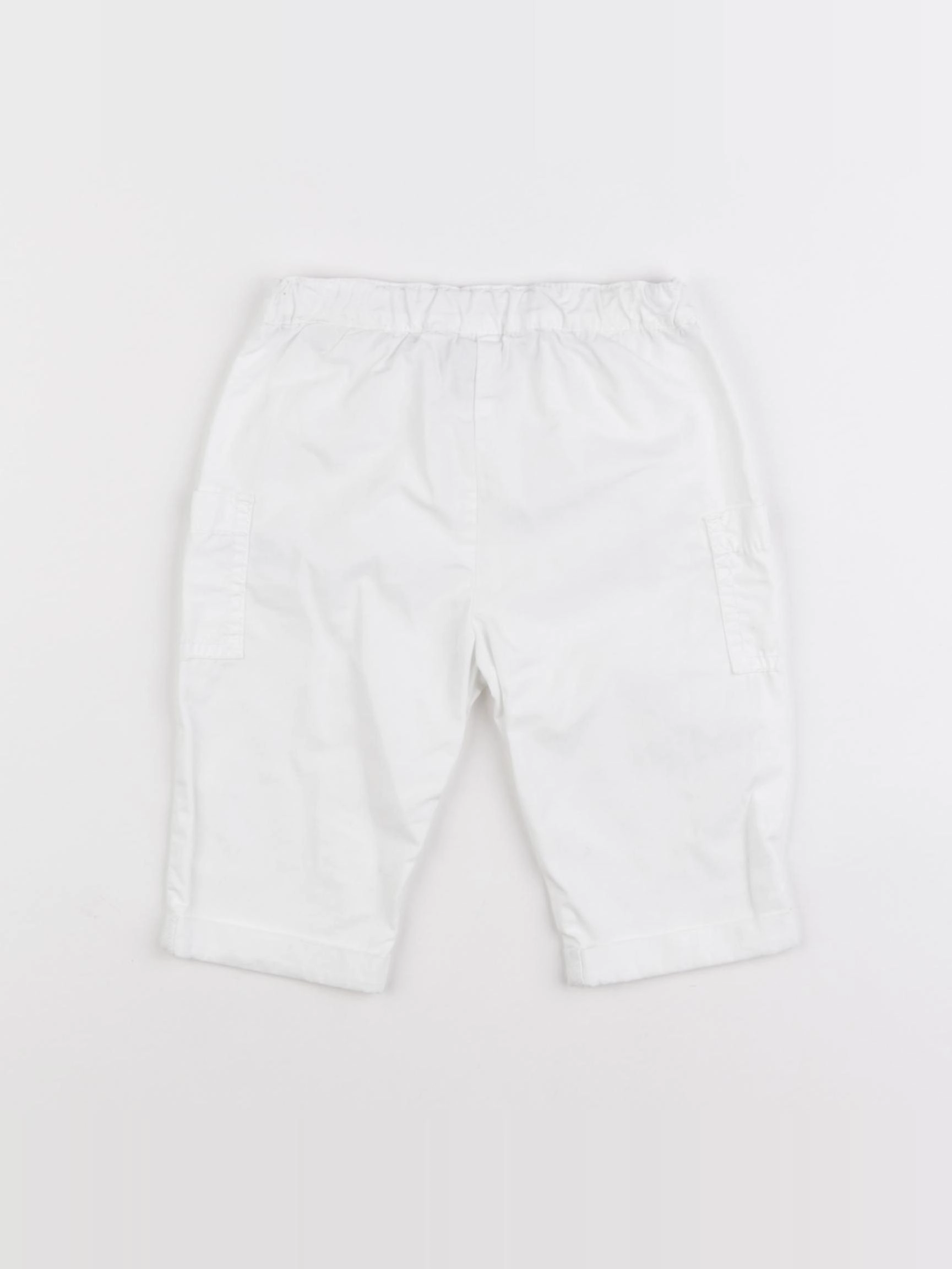 Petit Bateau - pantalon blanc - 6 mois