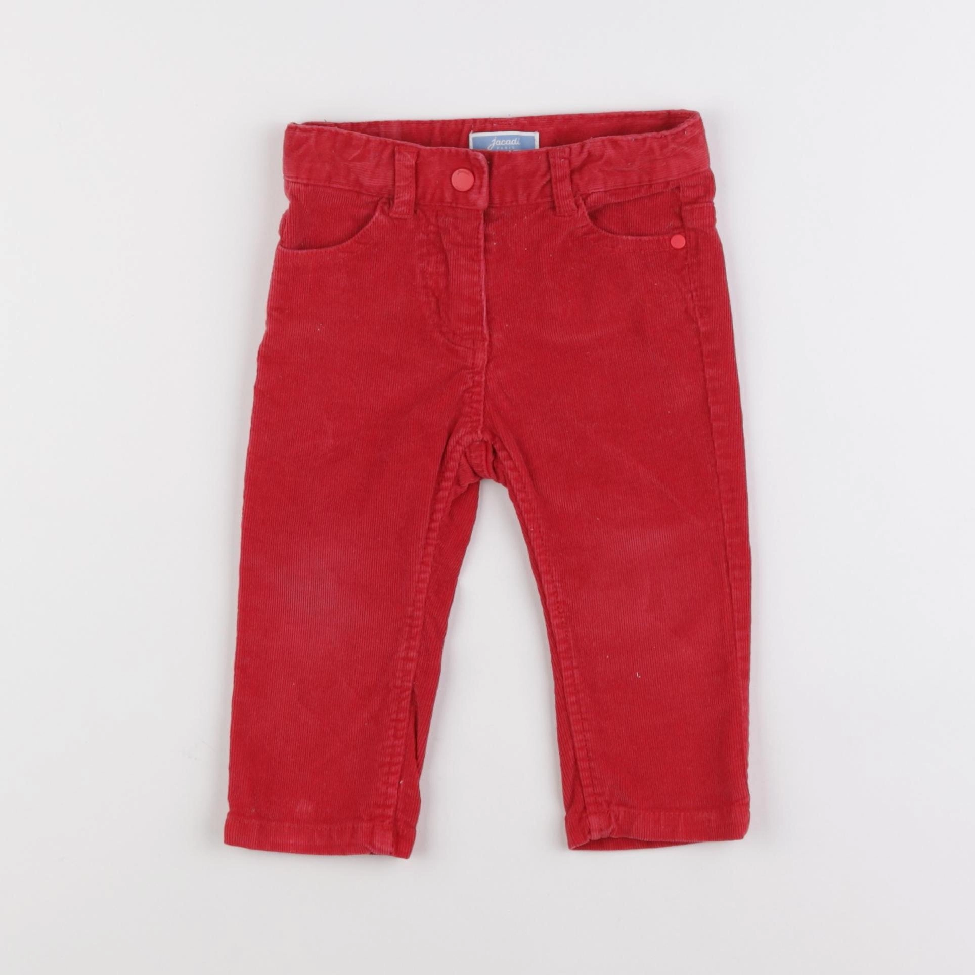 Jacadi - pantalon rouge - 12 mois