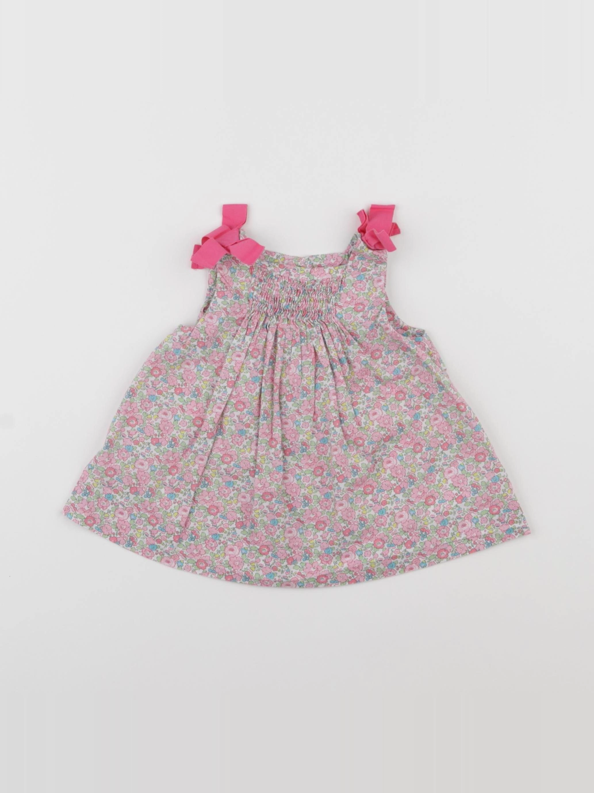 Jacadi - robe liberty multicolore - 6 mois