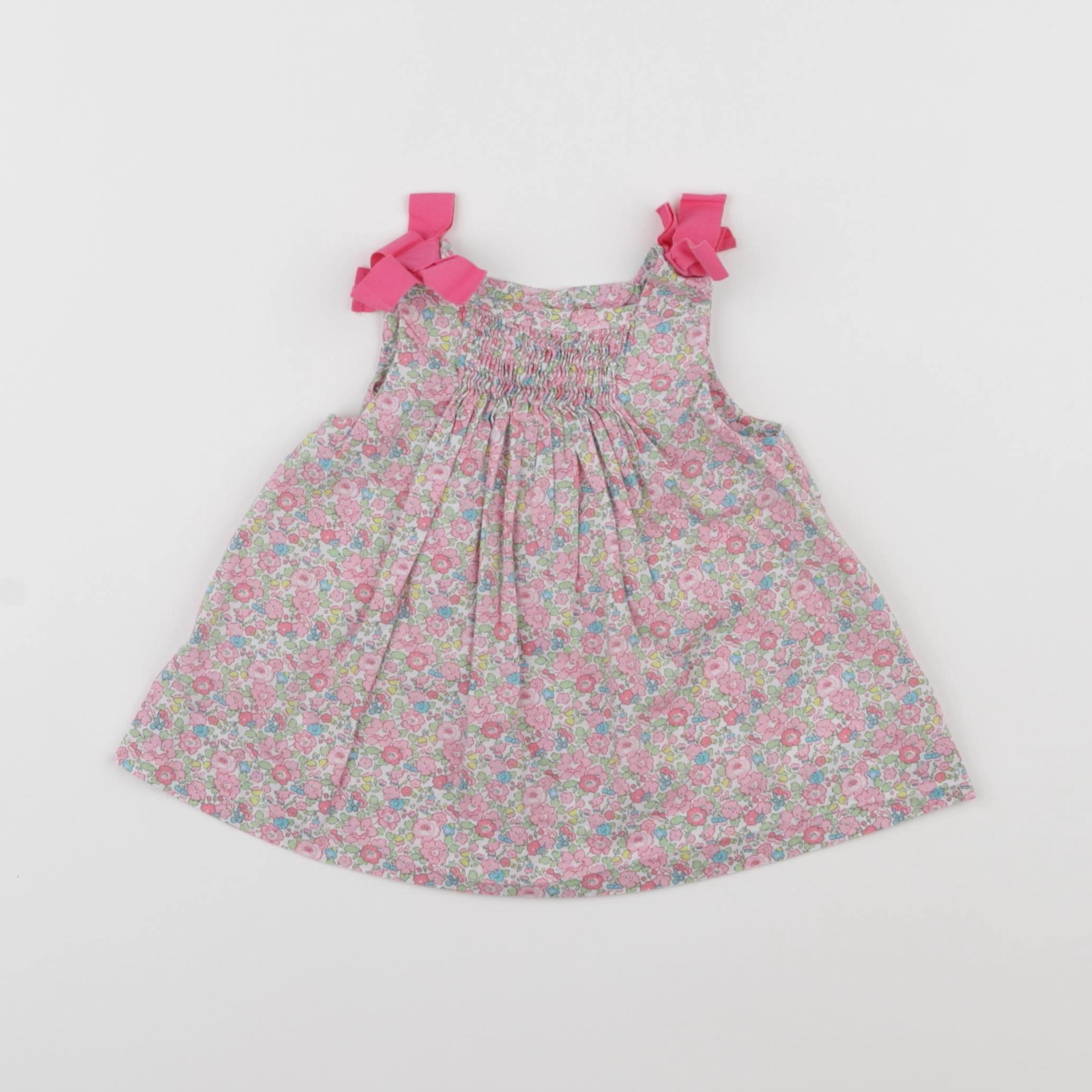 Jacadi - robe liberty multicolore - 6 mois