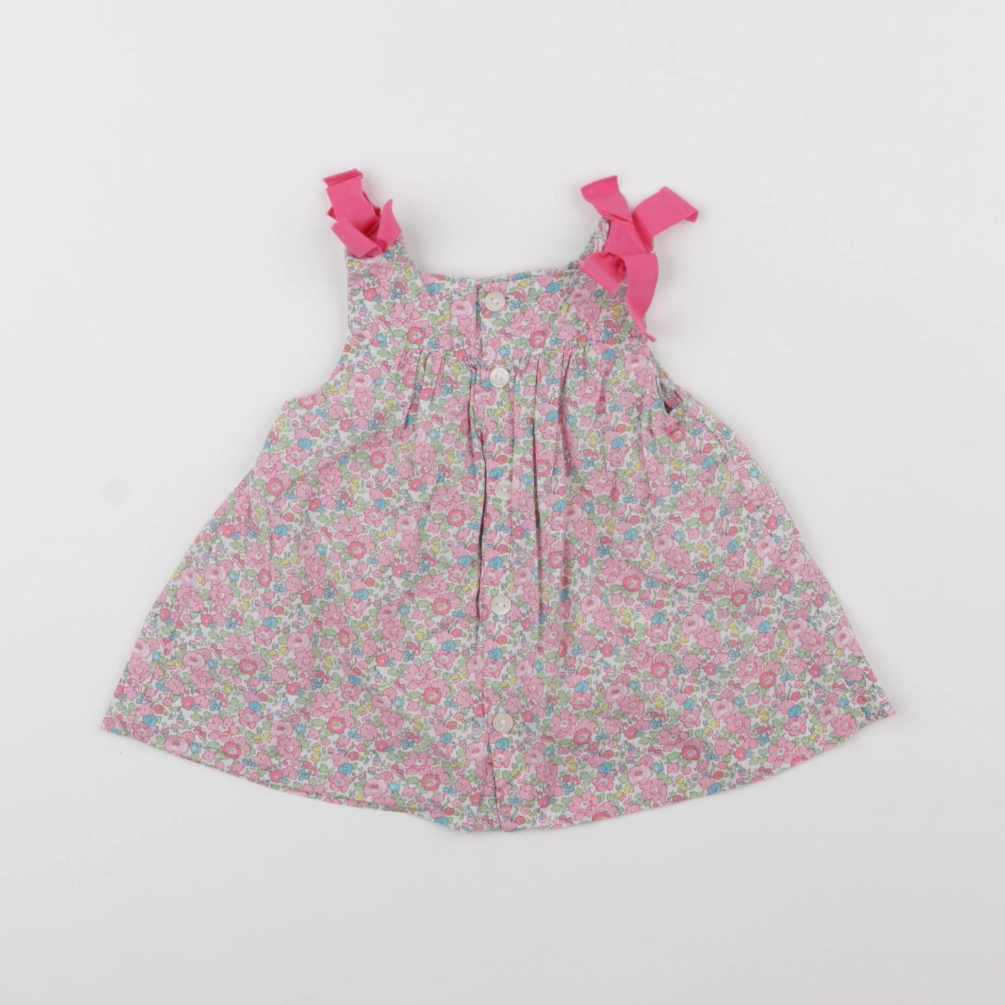 Jacadi - robe liberty multicolore - 6 mois