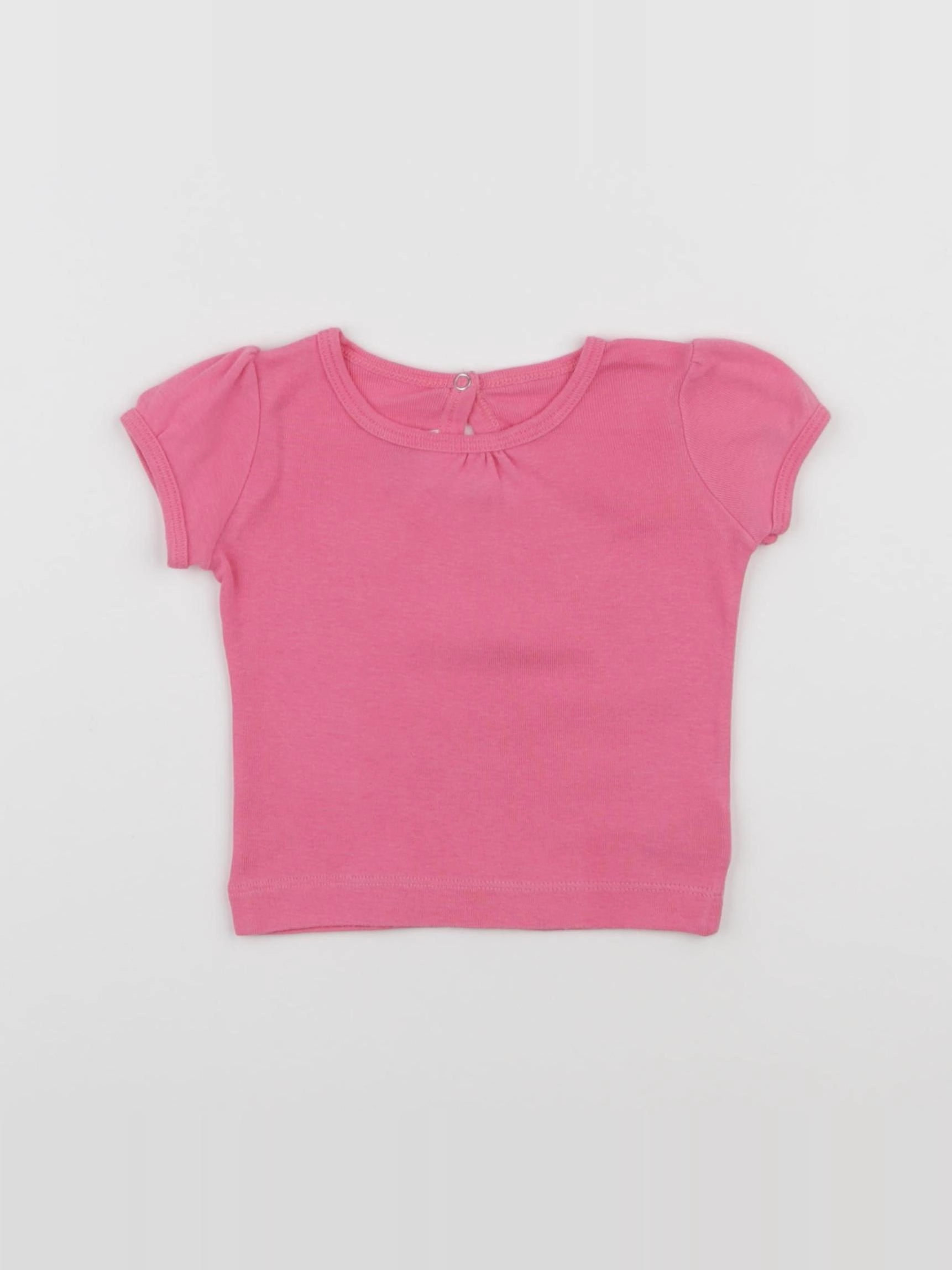 Petit Bateau - tee-shirt rose - 6 mois