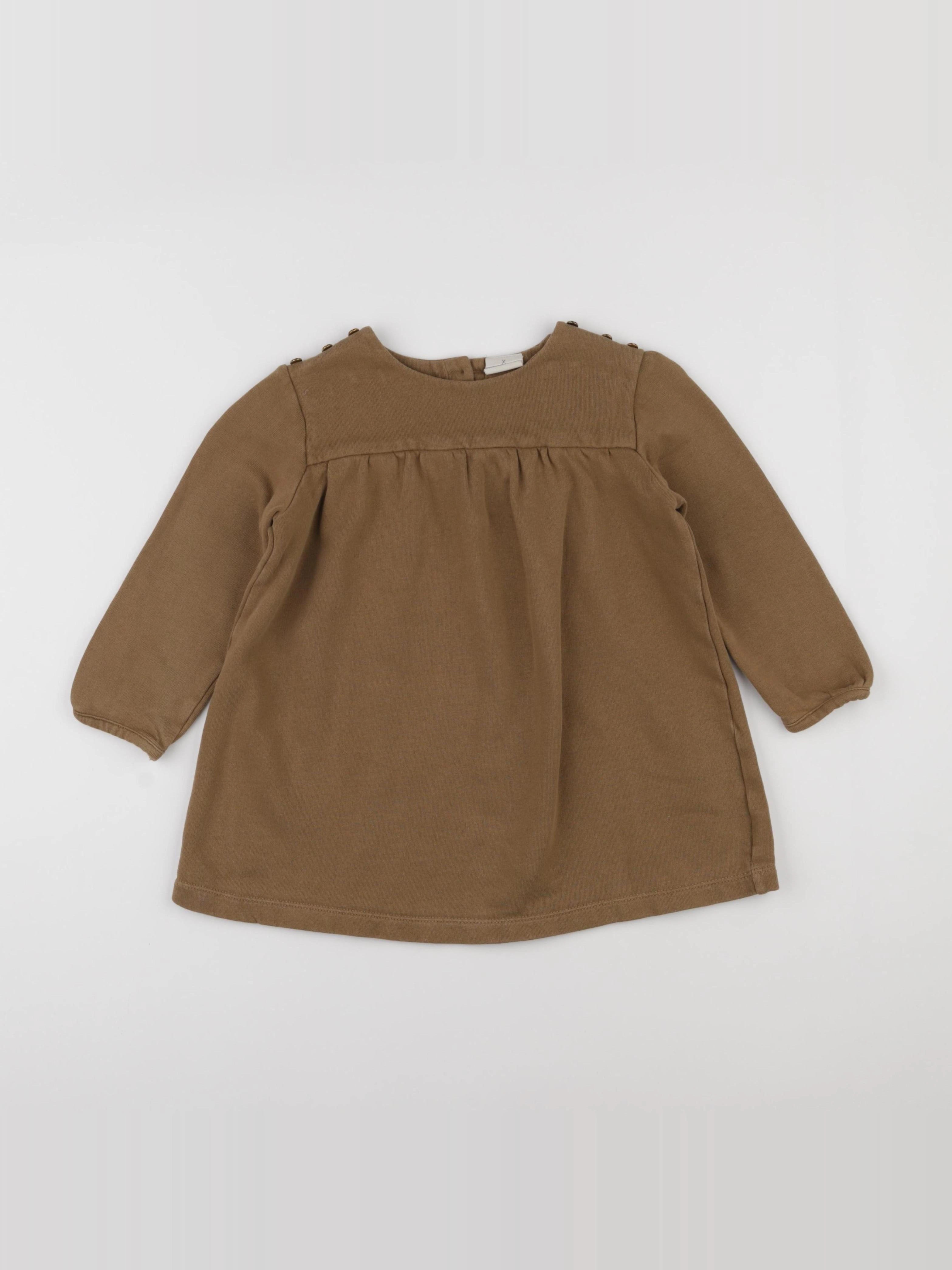 Lililotte - robe marron - 4 ans