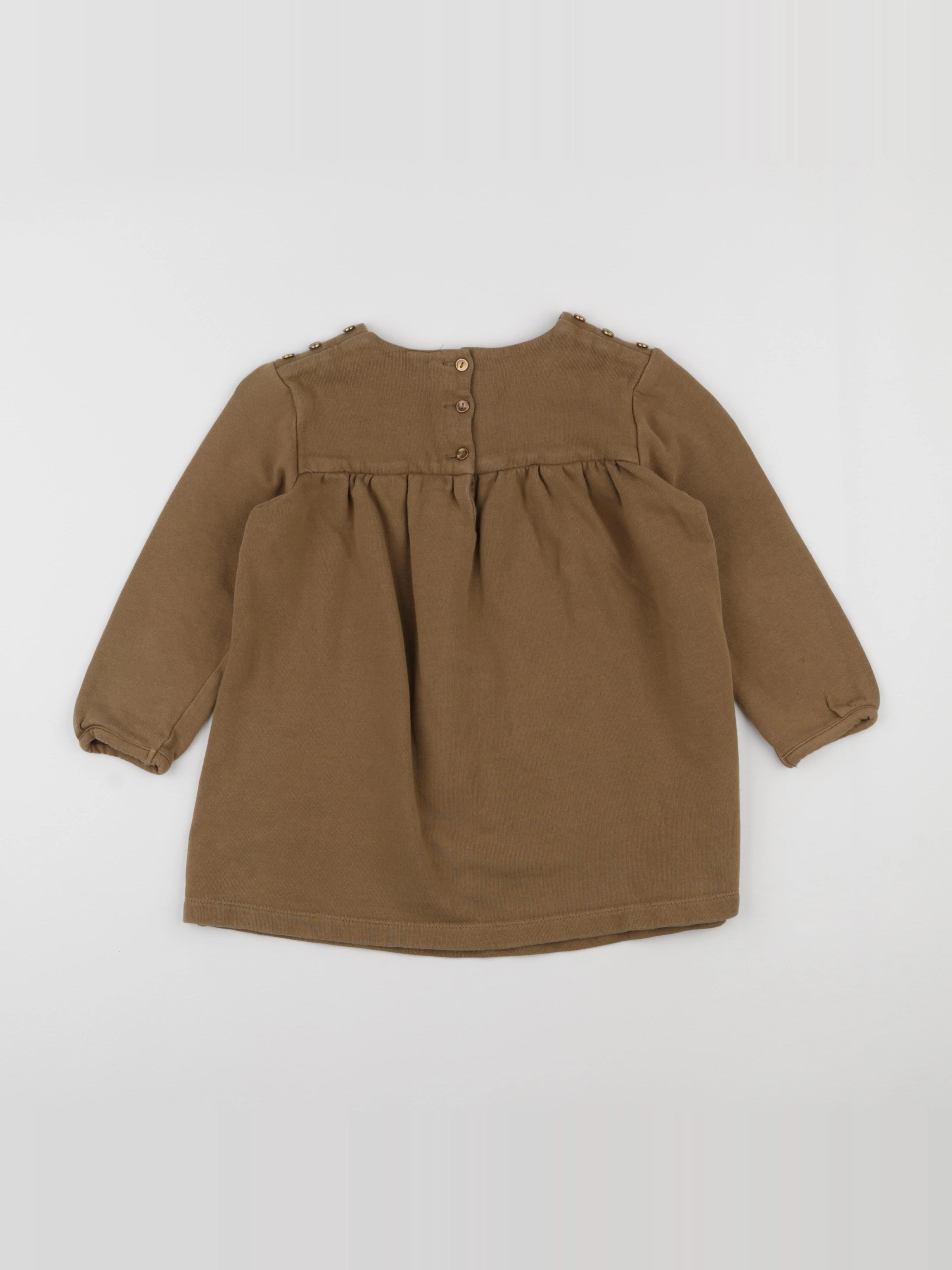 Lililotte - robe marron - 4 ans