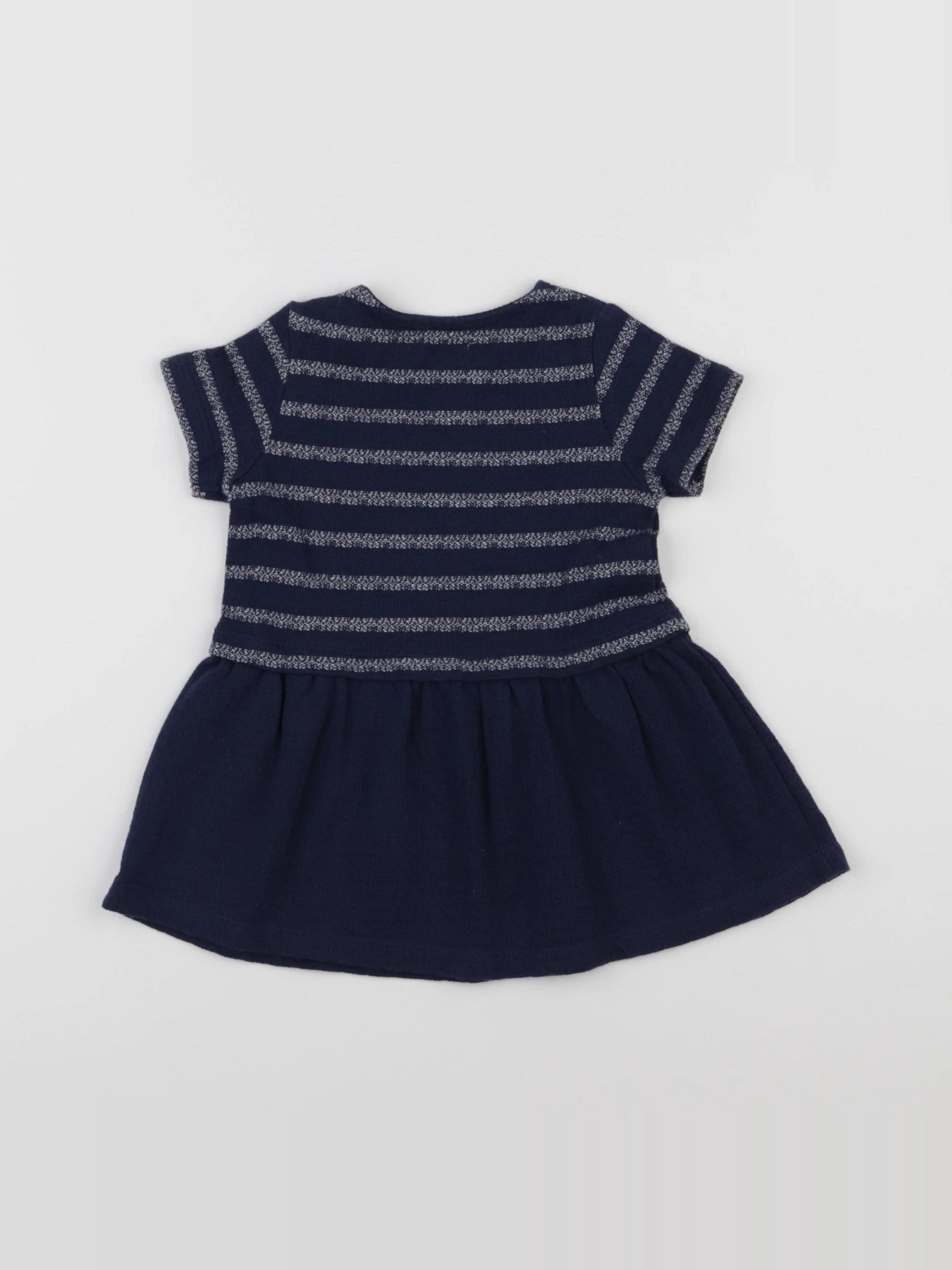 Boutchou - robe bleu - 6 mois