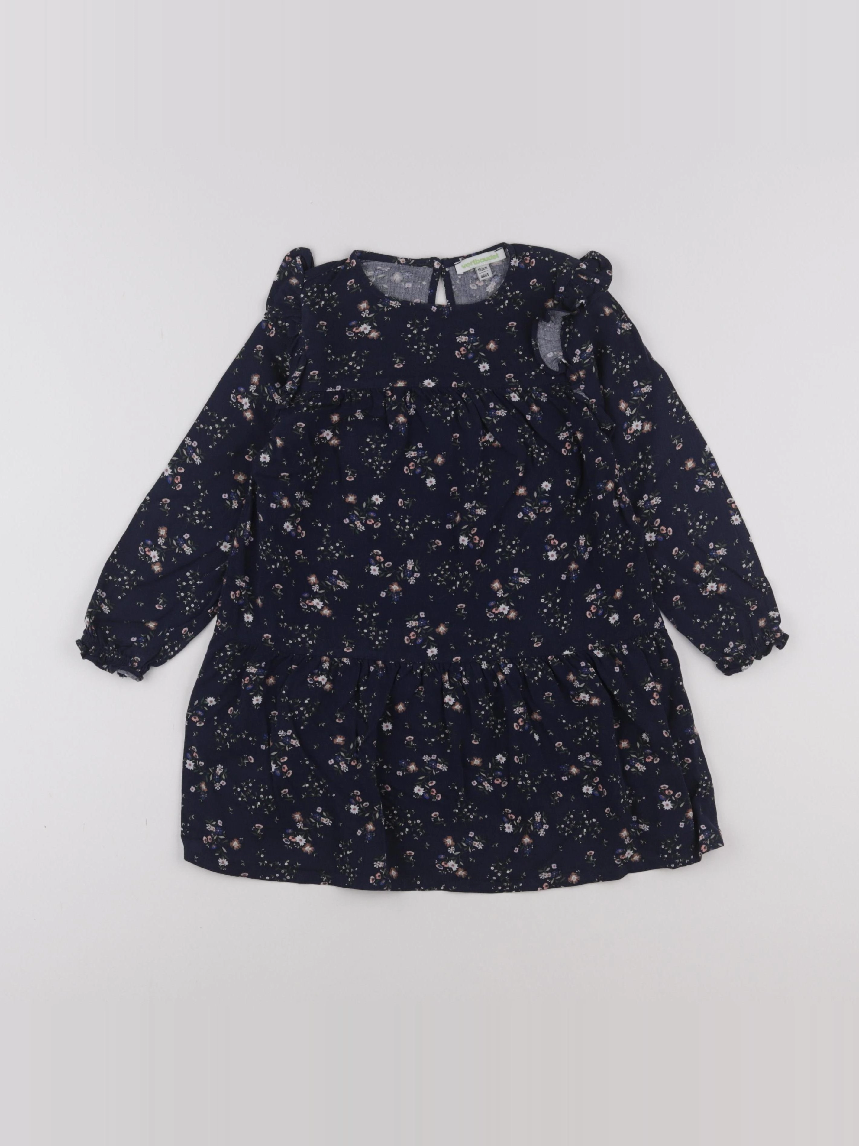 Vertbaudet - robe bleu - 4 ans