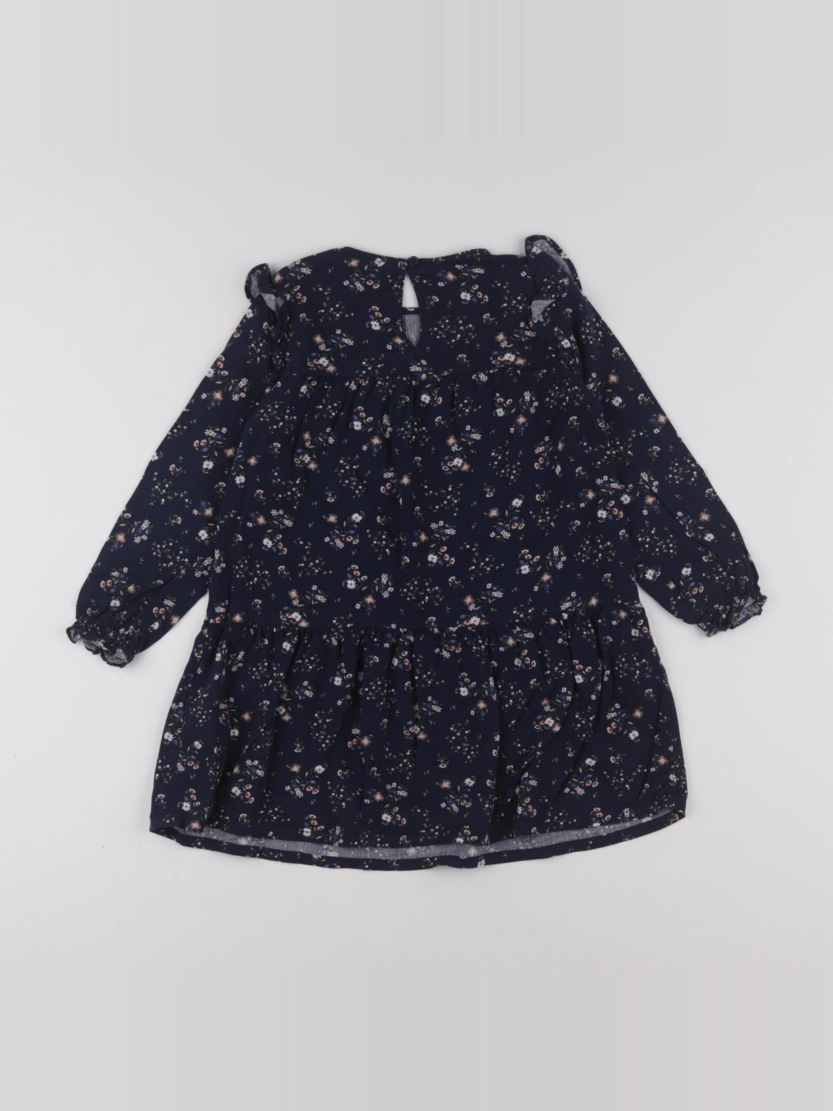 Vertbaudet - robe bleu - 4 ans