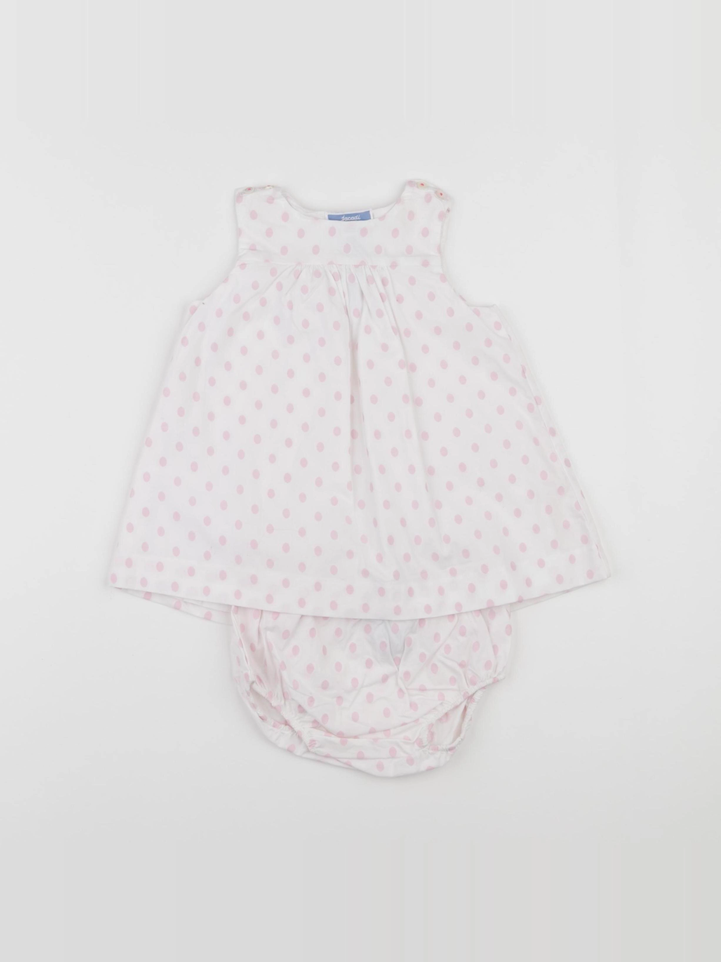 Jacadi - robe rose - 6 mois