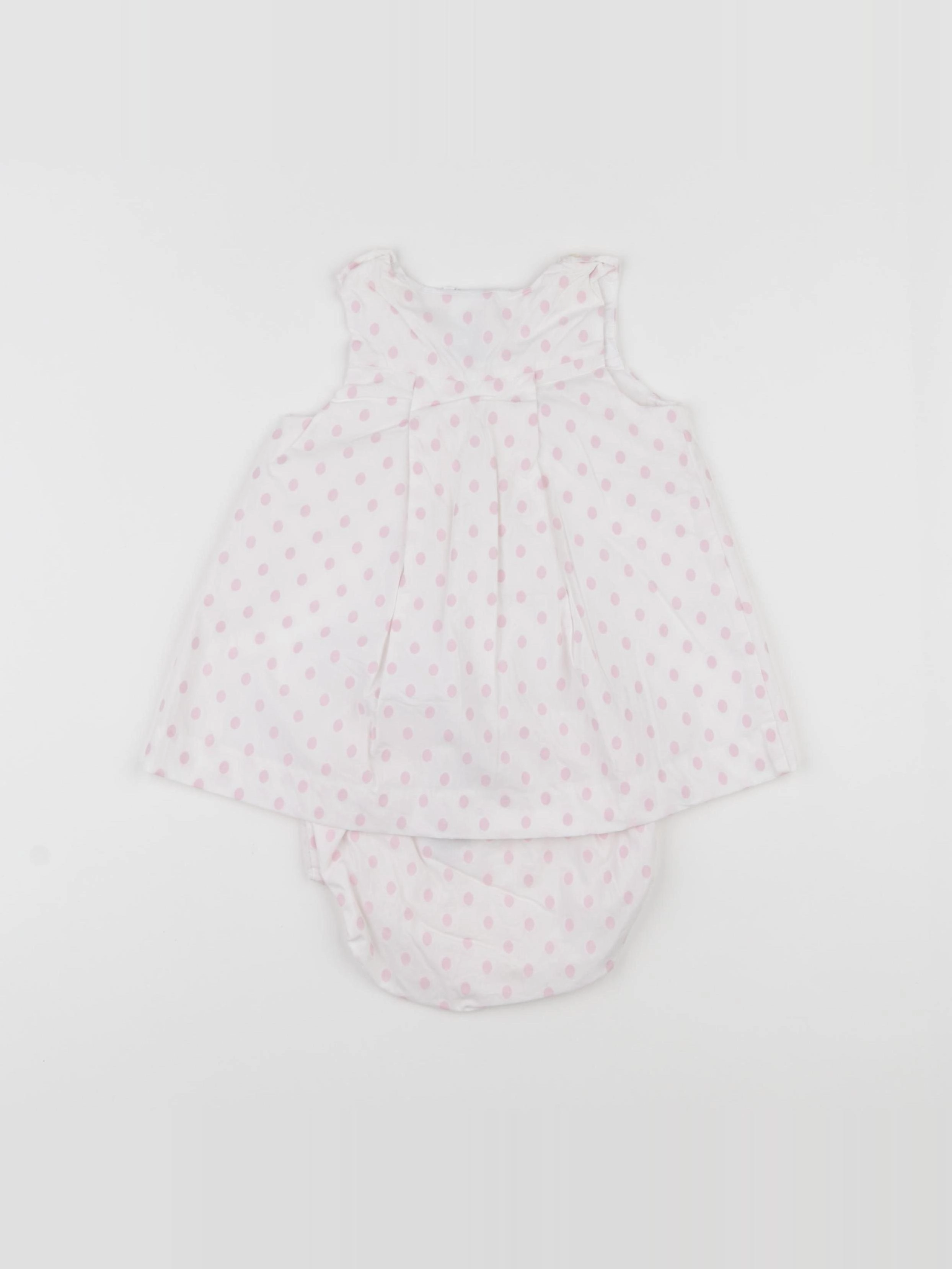 Jacadi - robe rose - 6 mois