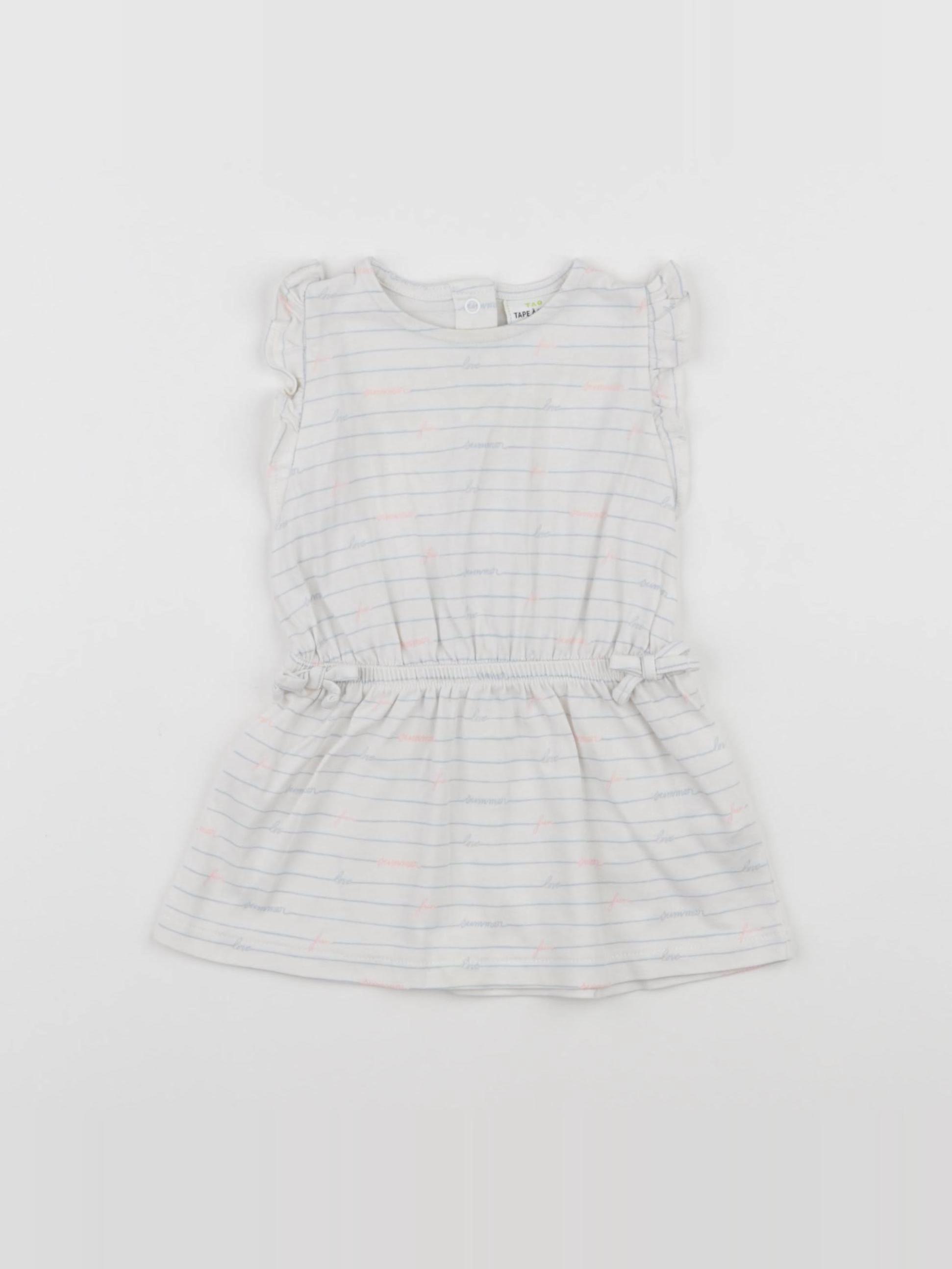 Tape à l'oeil - robe blanc - 6 mois