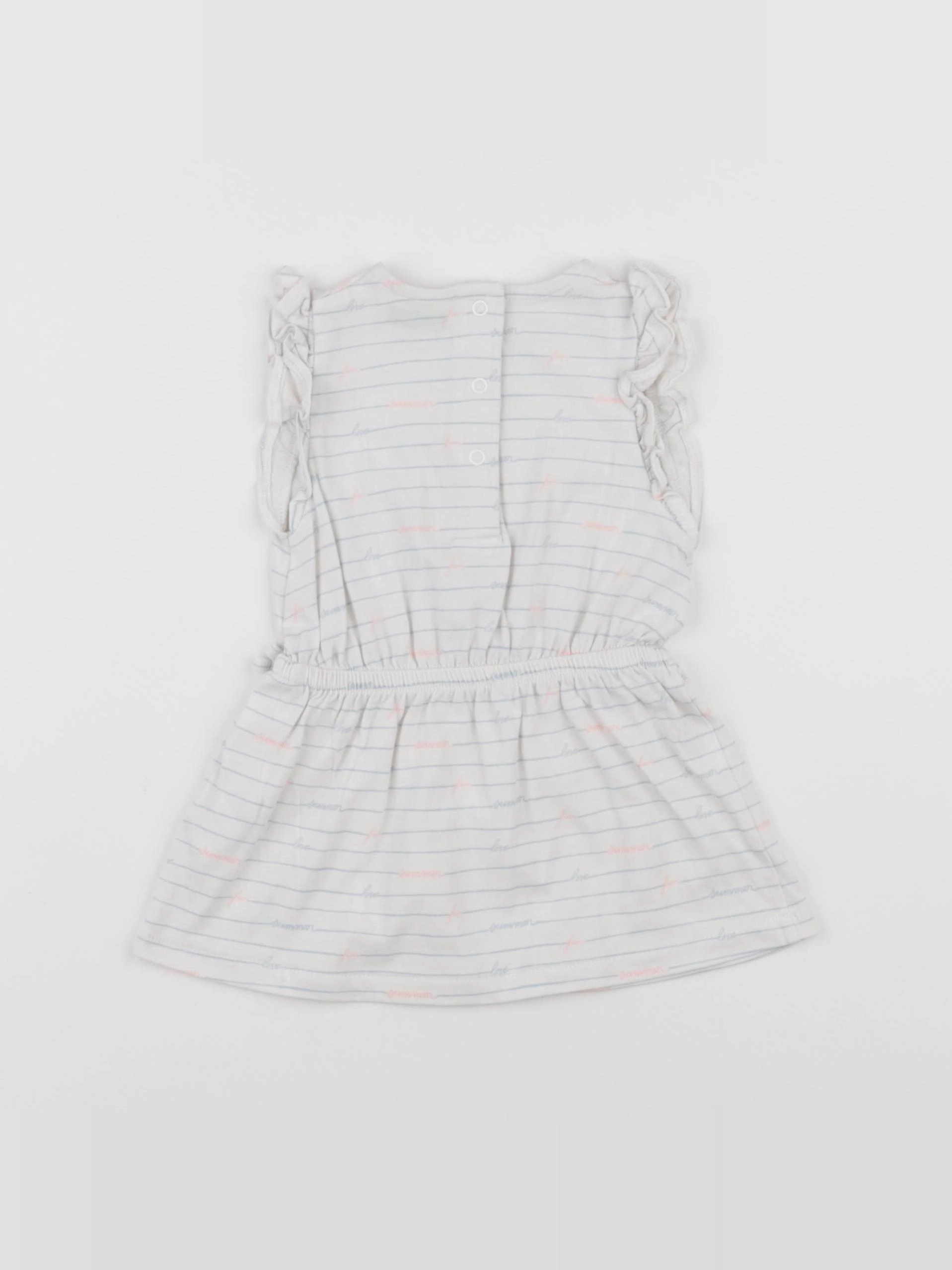 Tape à l'oeil - robe blanc - 6 mois