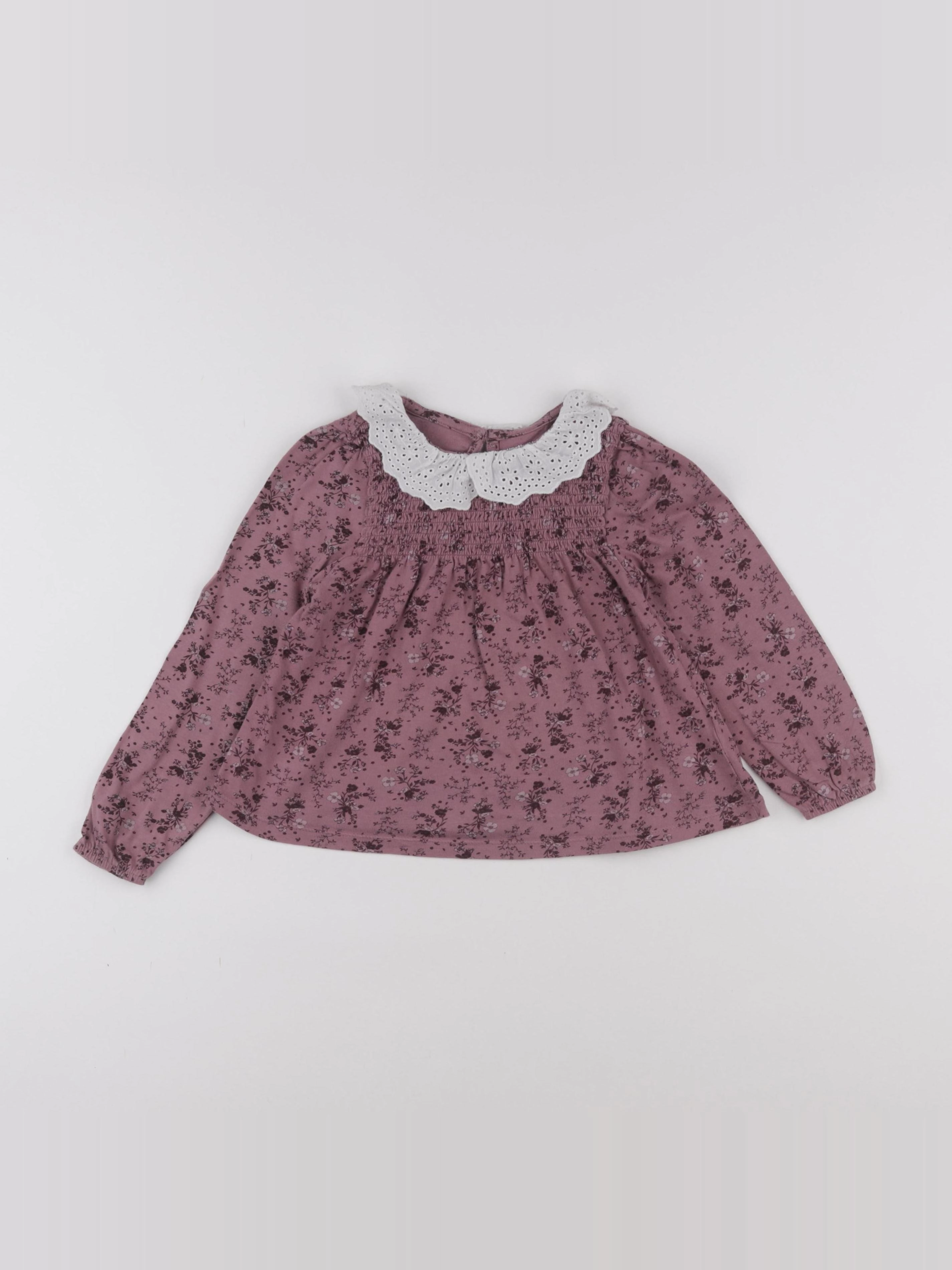 Vertbaudet - blouse rose - 5 ans