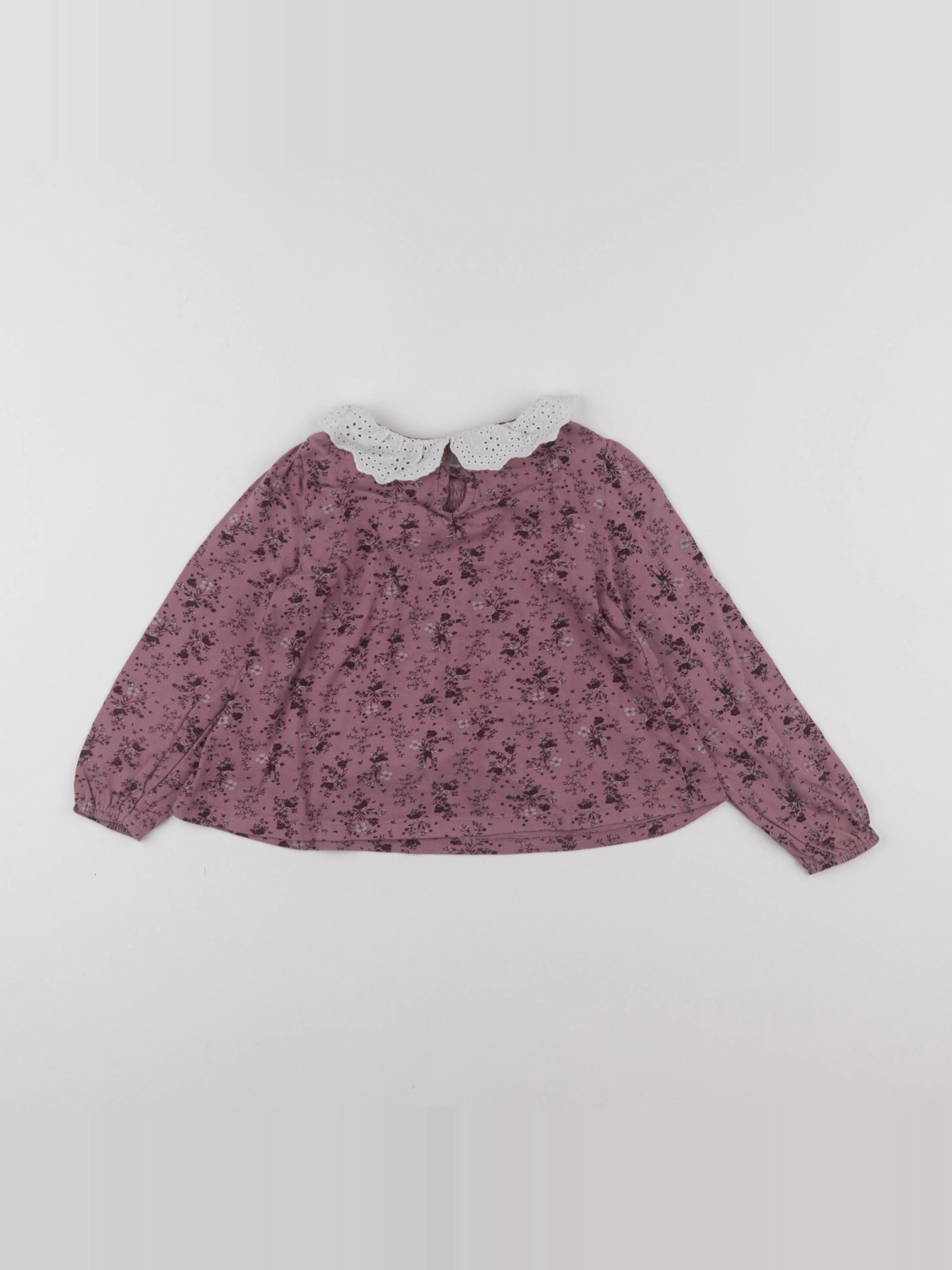 Vertbaudet - blouse rose - 5 ans