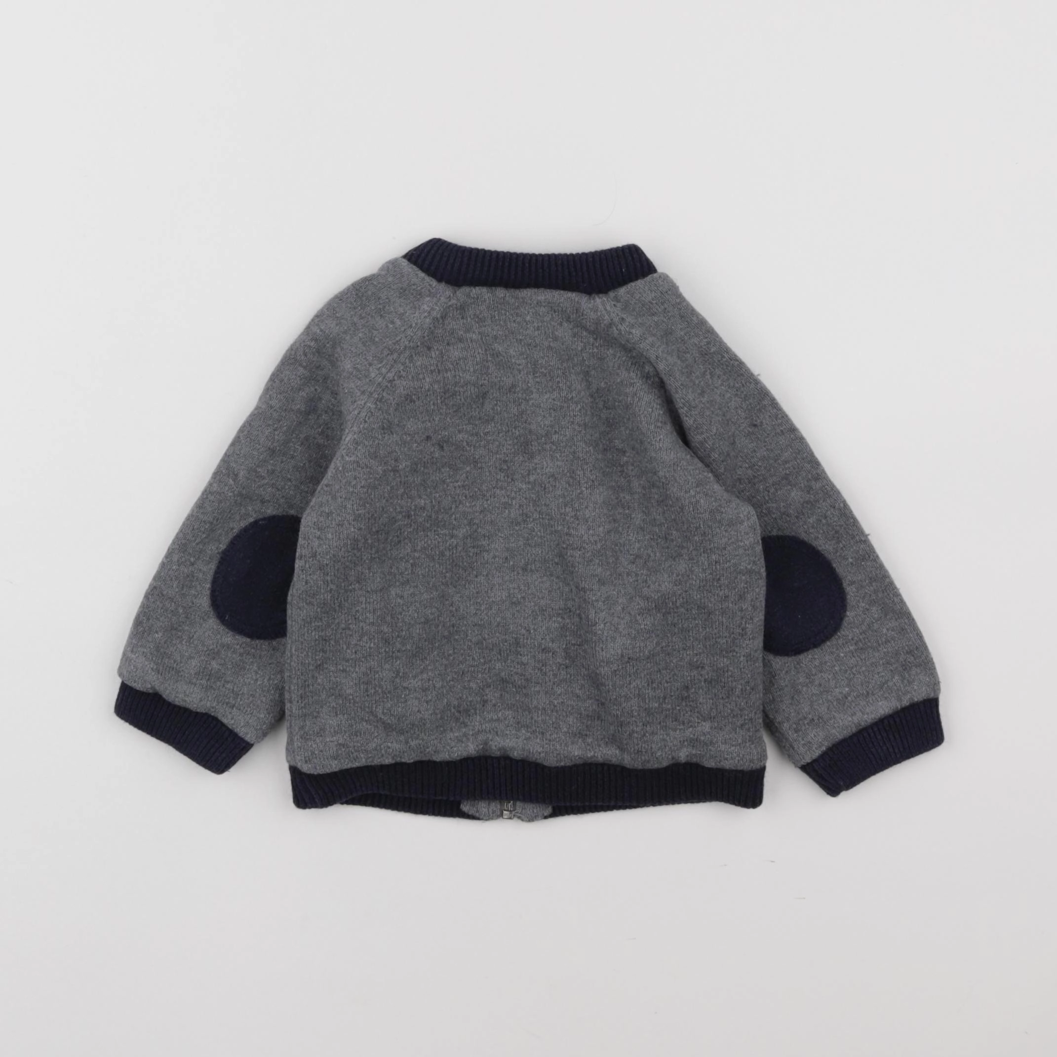 Jacadi - gilet gris - 12 mois