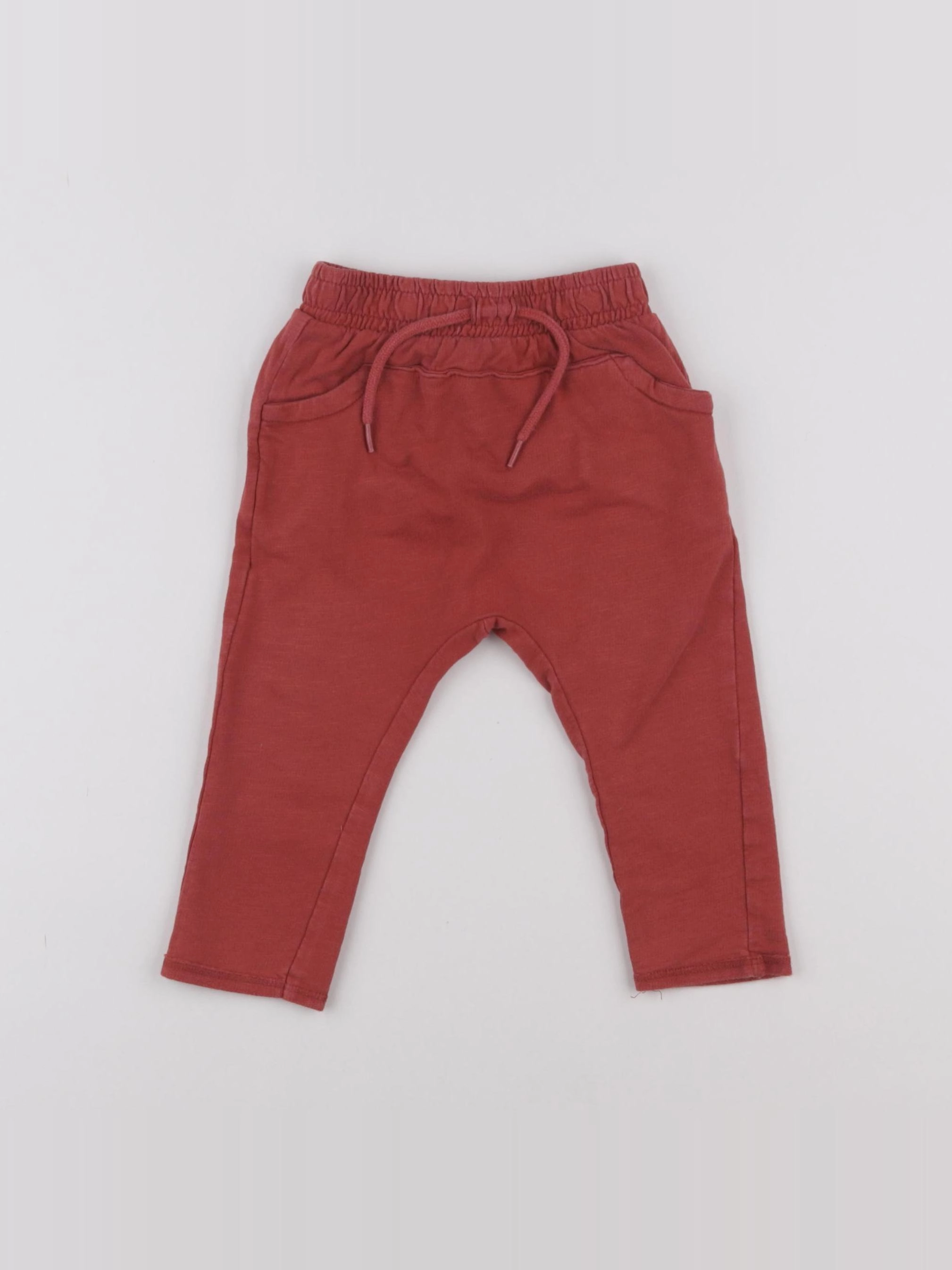 Vertbaudet - sarouel rouge - 9 mois