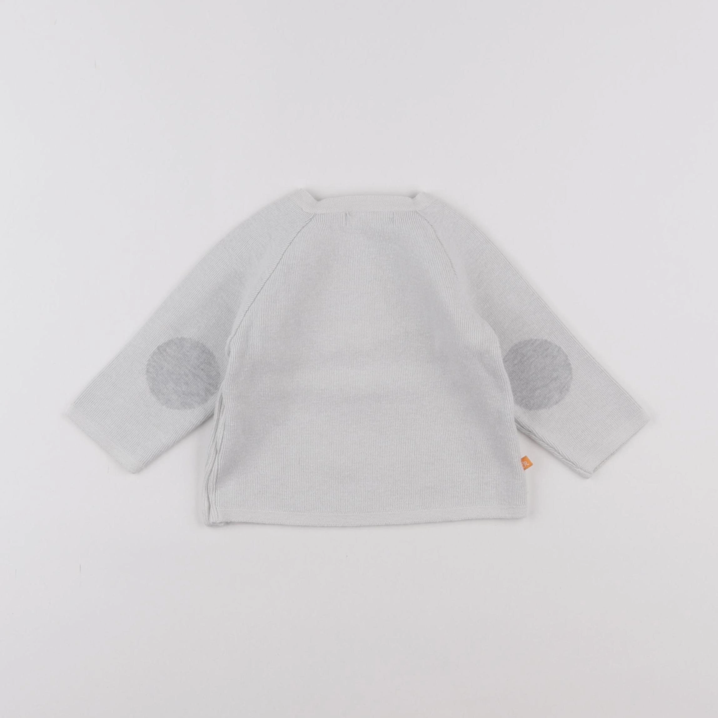 Cadet Rousselle - sweat gris - 12 mois