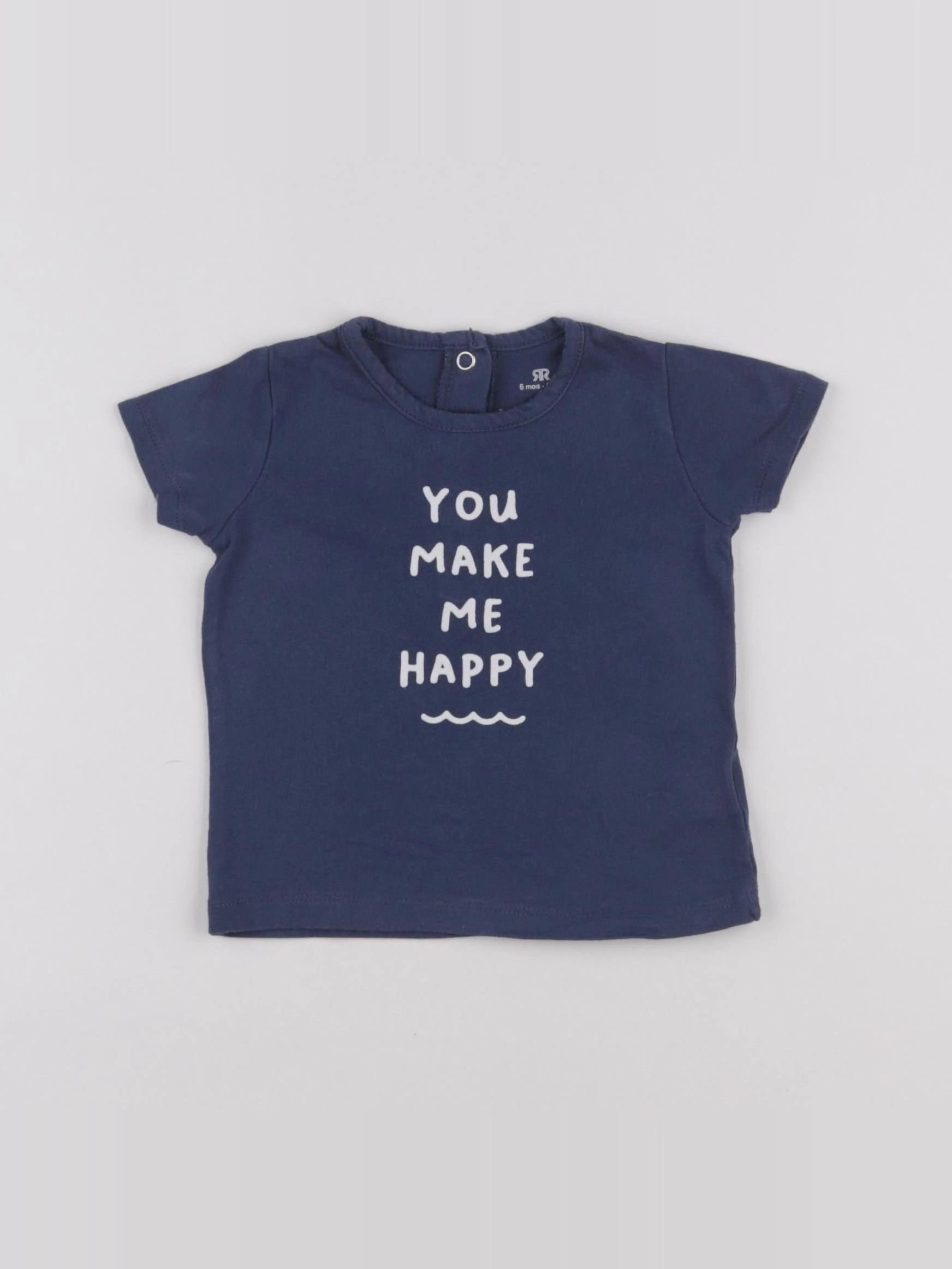 La Redoute - tee-shirt bleu - 6 mois