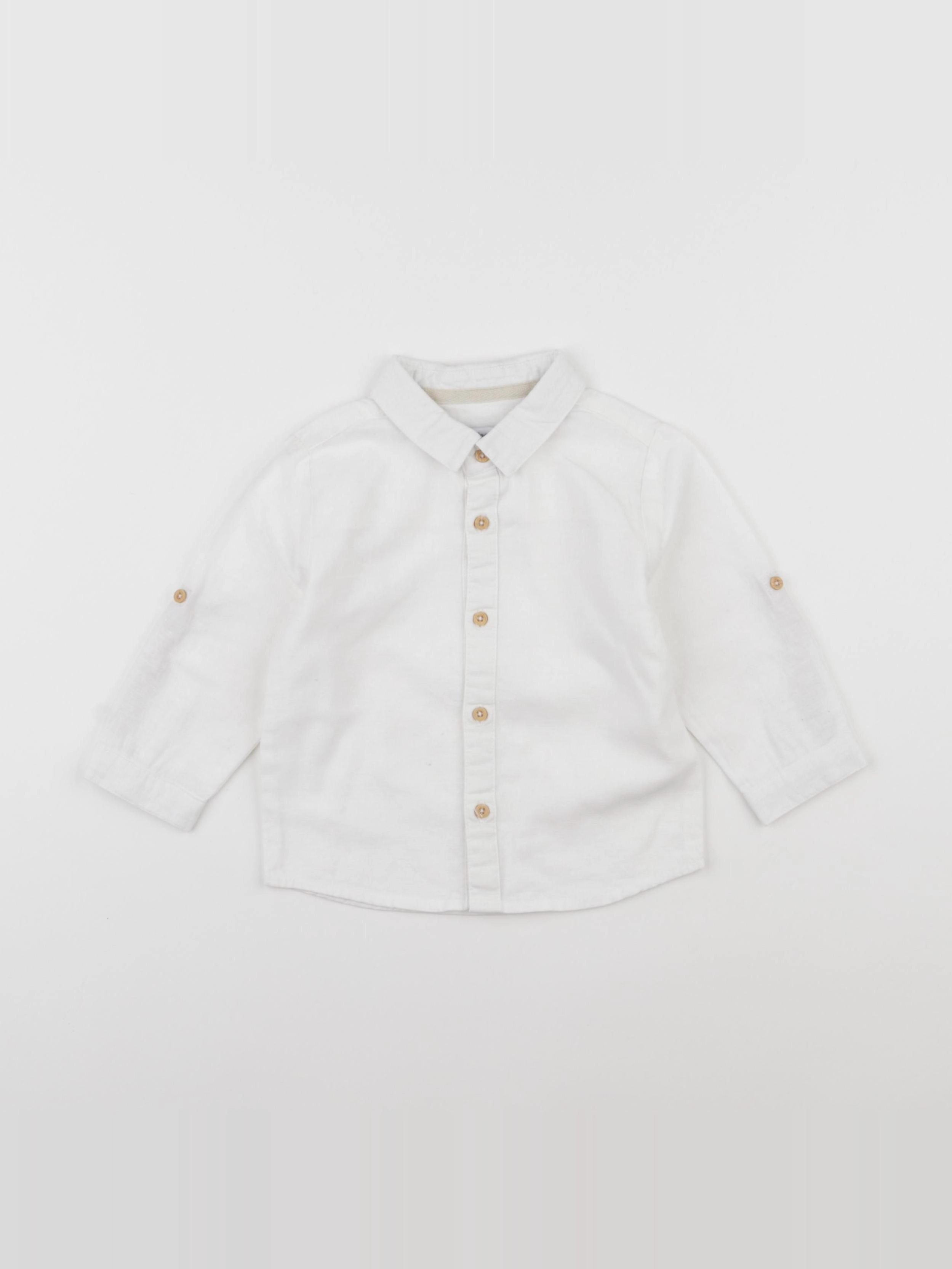 Vertbaudet - chemise blanc - 12 mois
