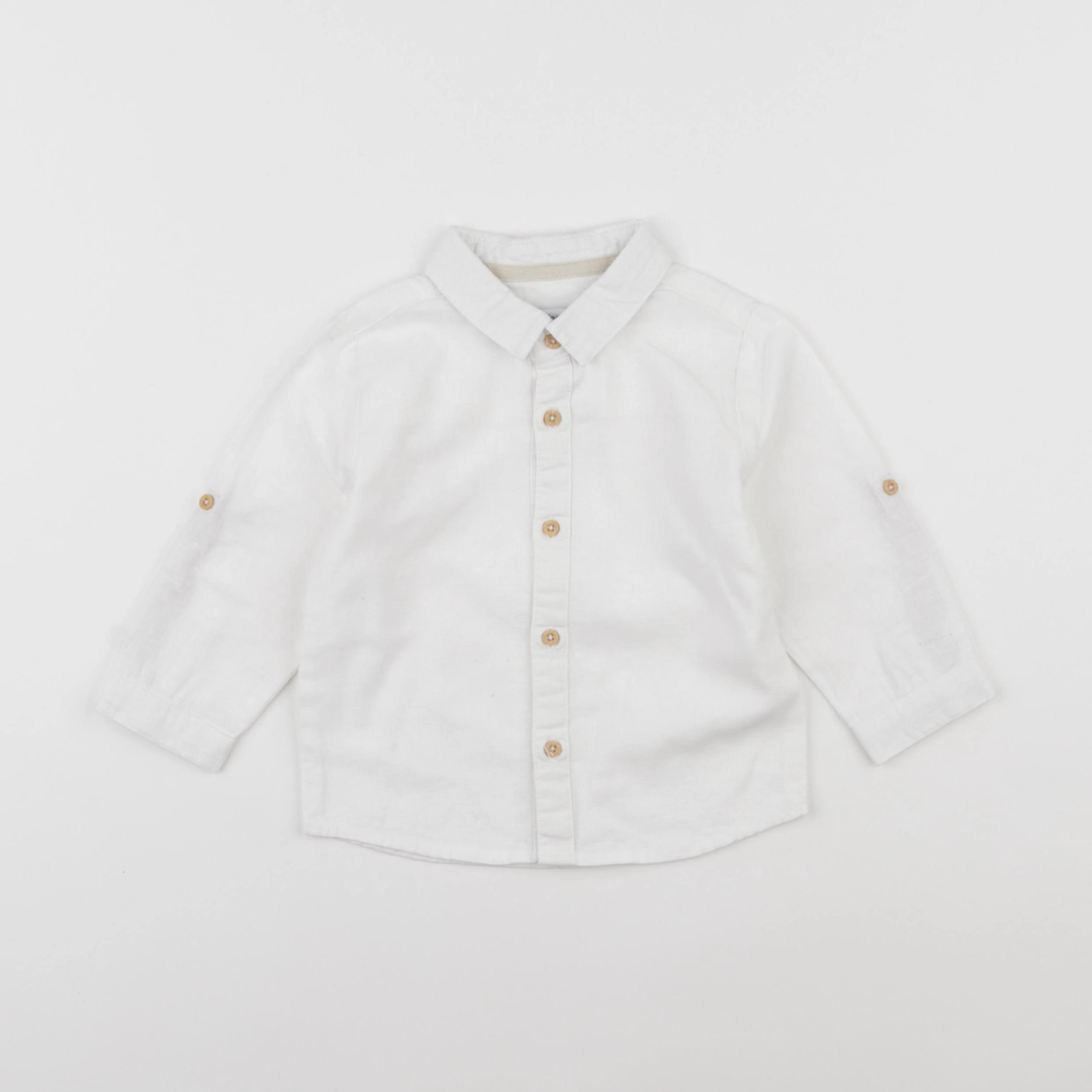 Vertbaudet - chemise blanc - 12 mois