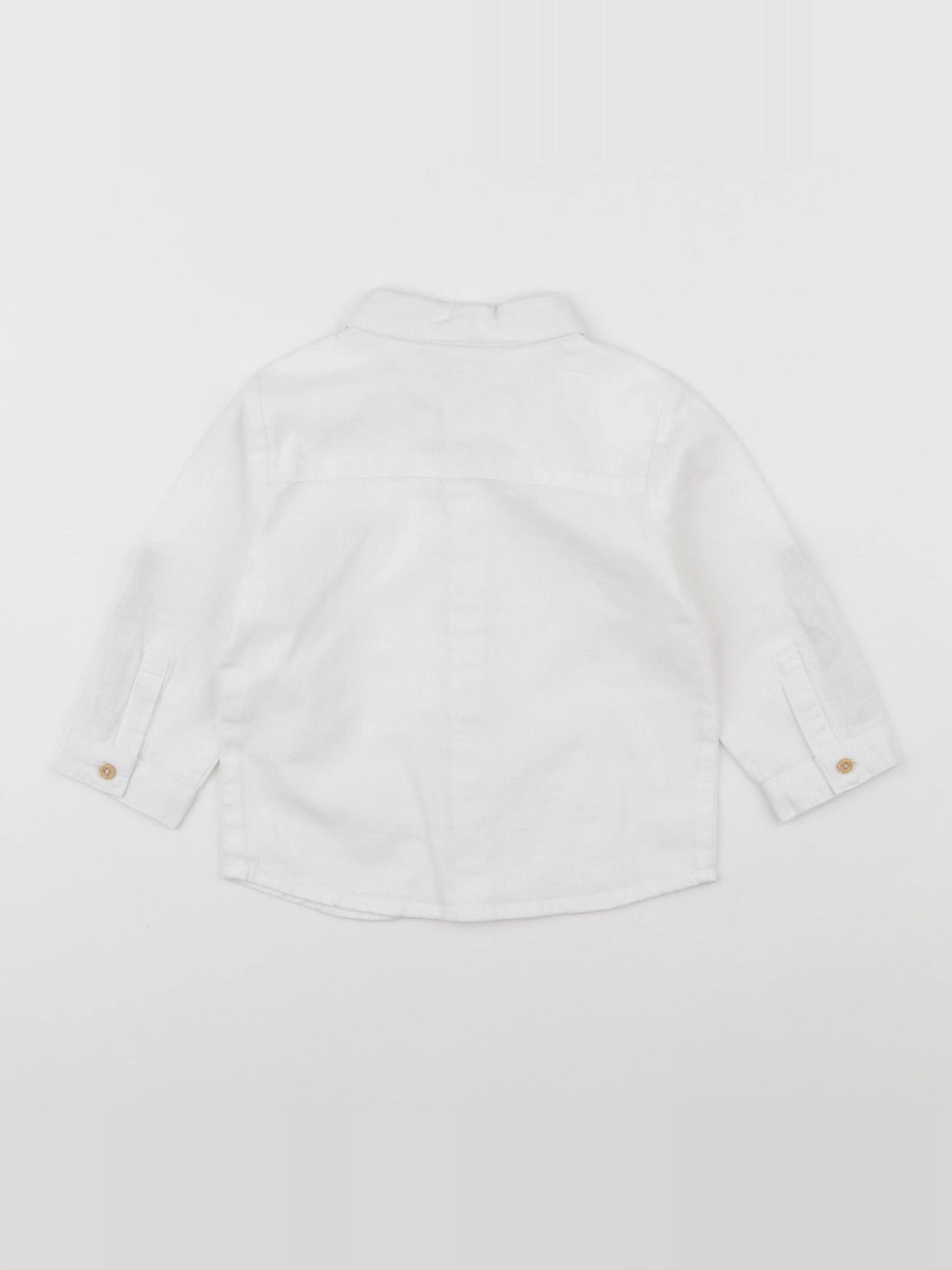 Vertbaudet - chemise blanc - 12 mois
