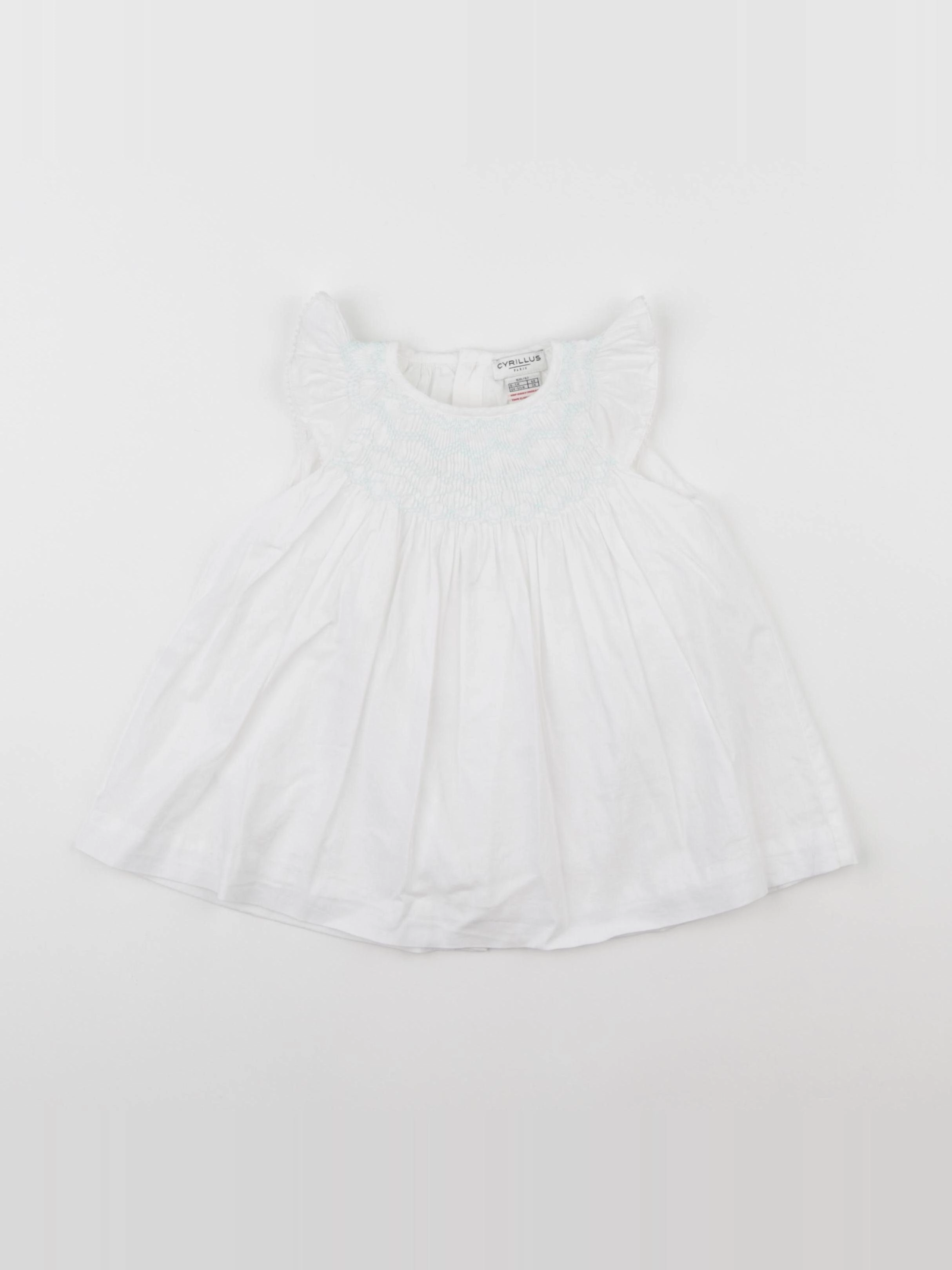 Cyrillus - robe blanc - 6 mois