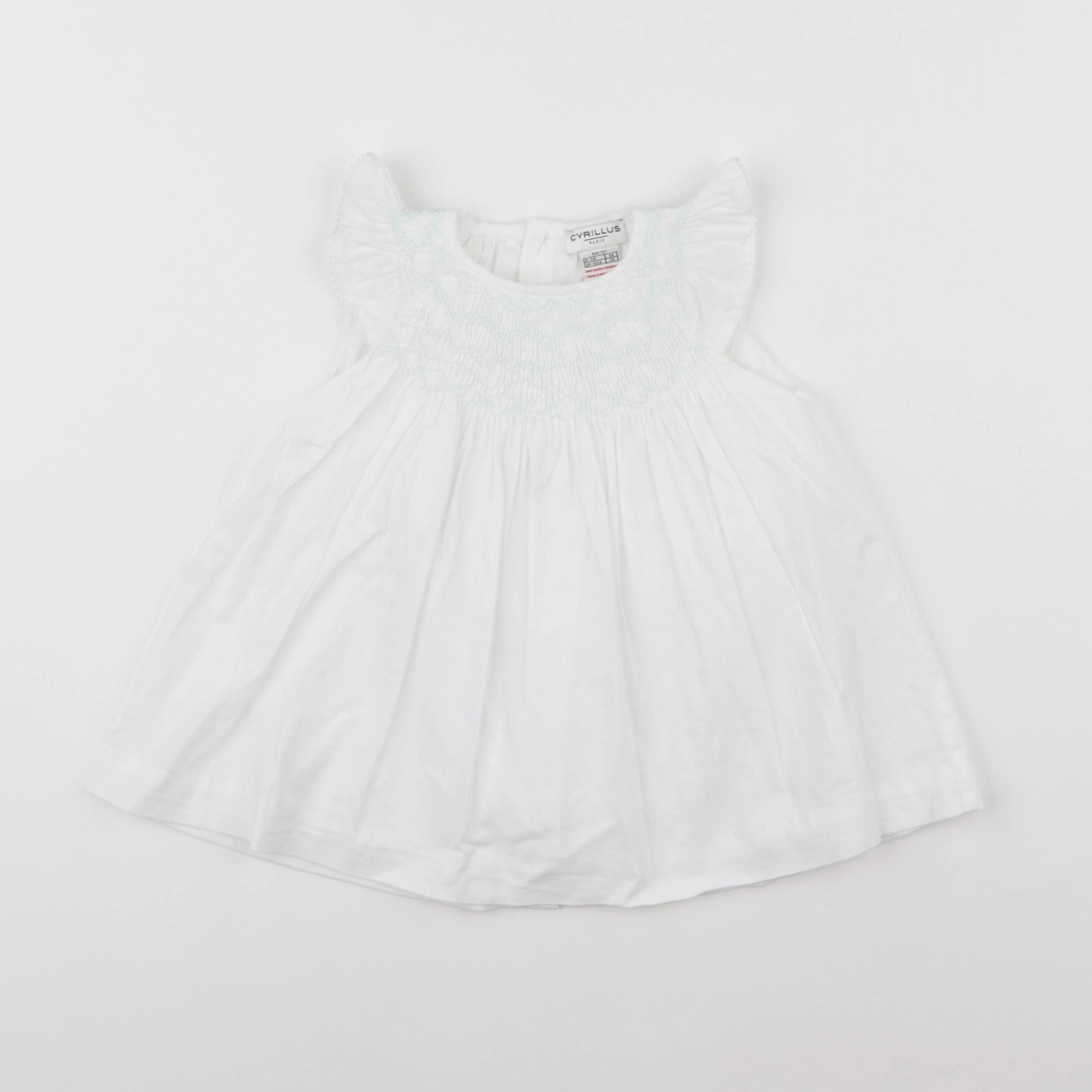 Cyrillus - robe blanc - 6 mois