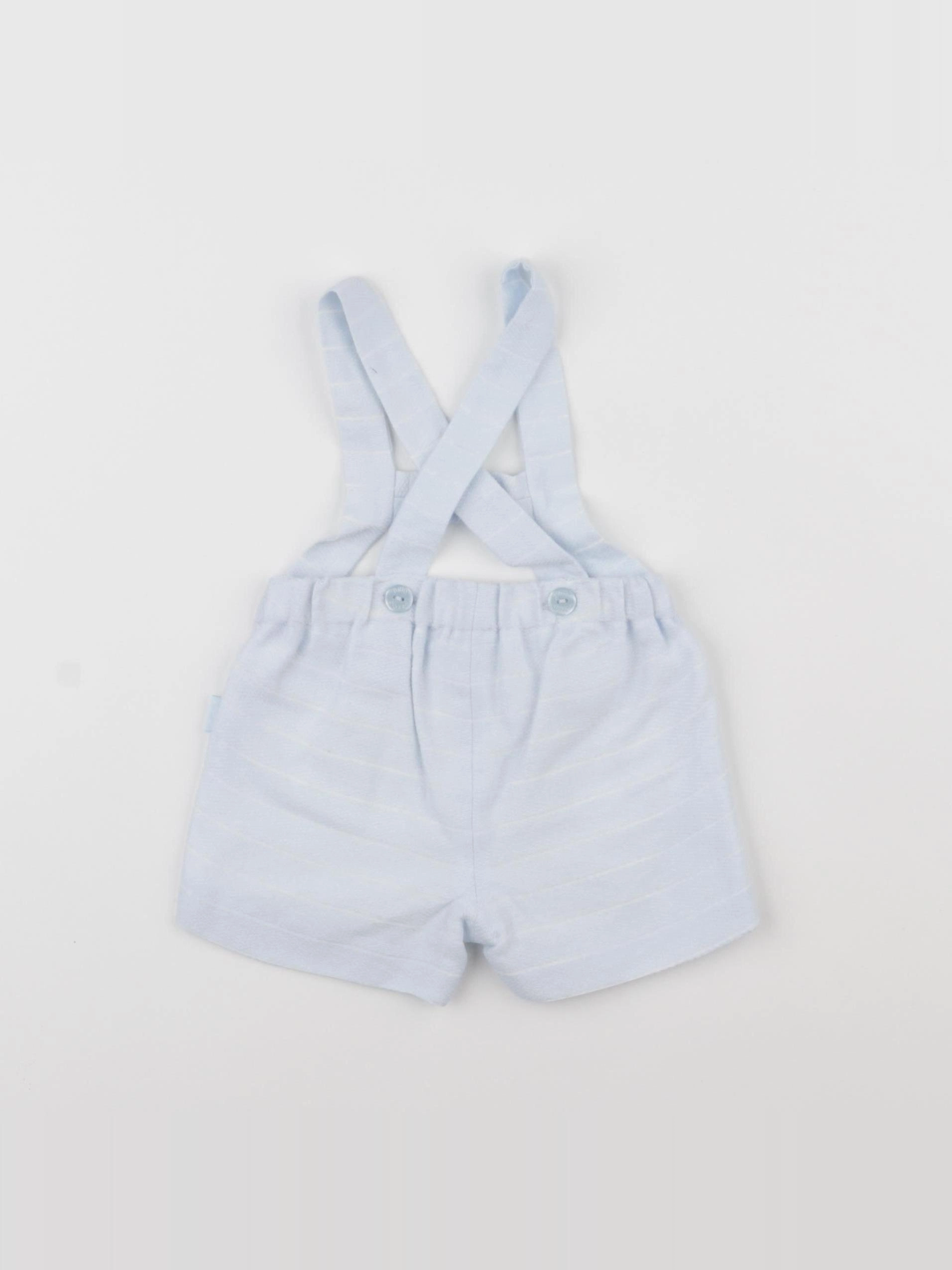 Tutto Piccolo - short bleu - 3 mois