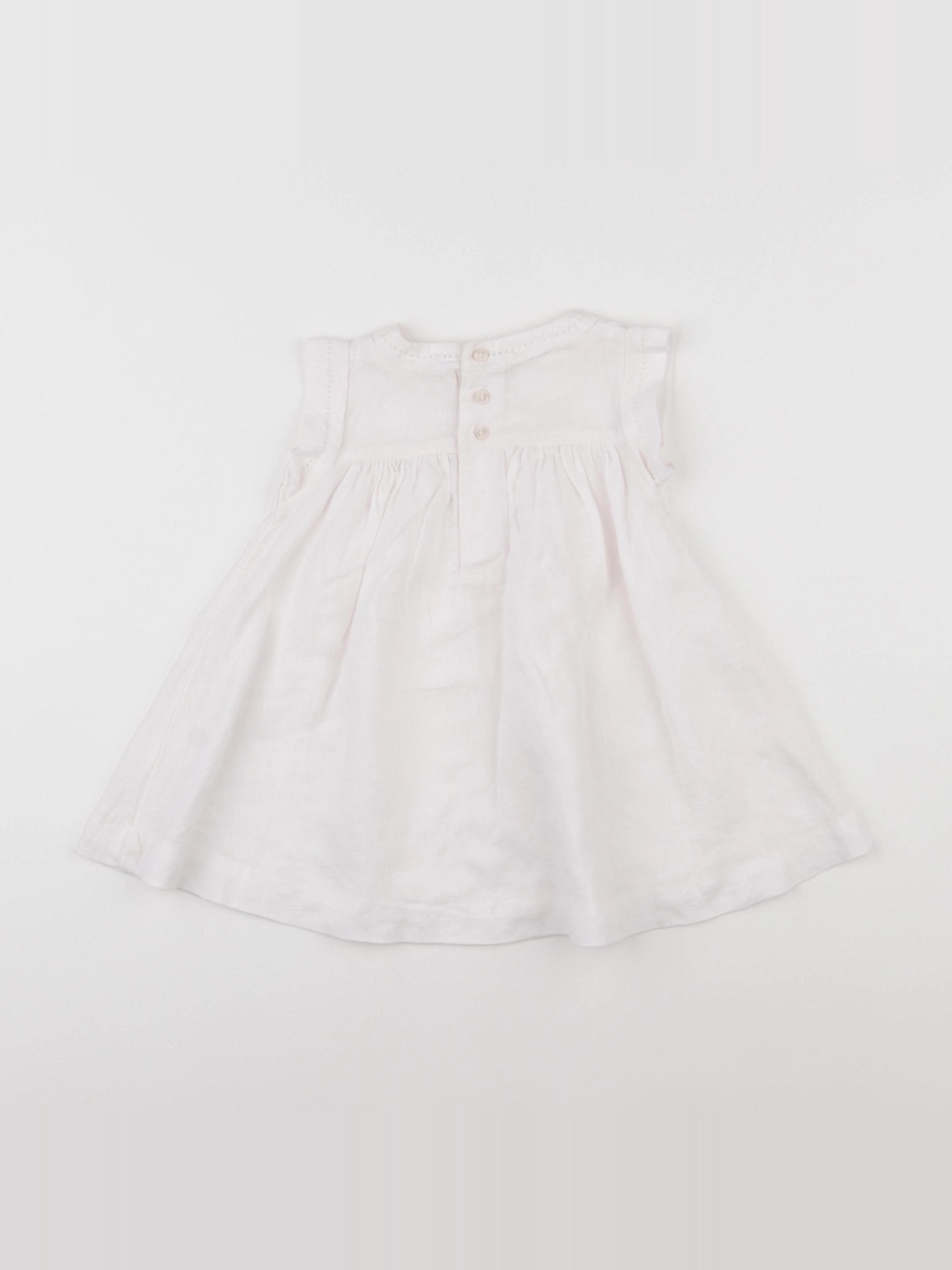 Boutchou - robe blanc - 6 mois