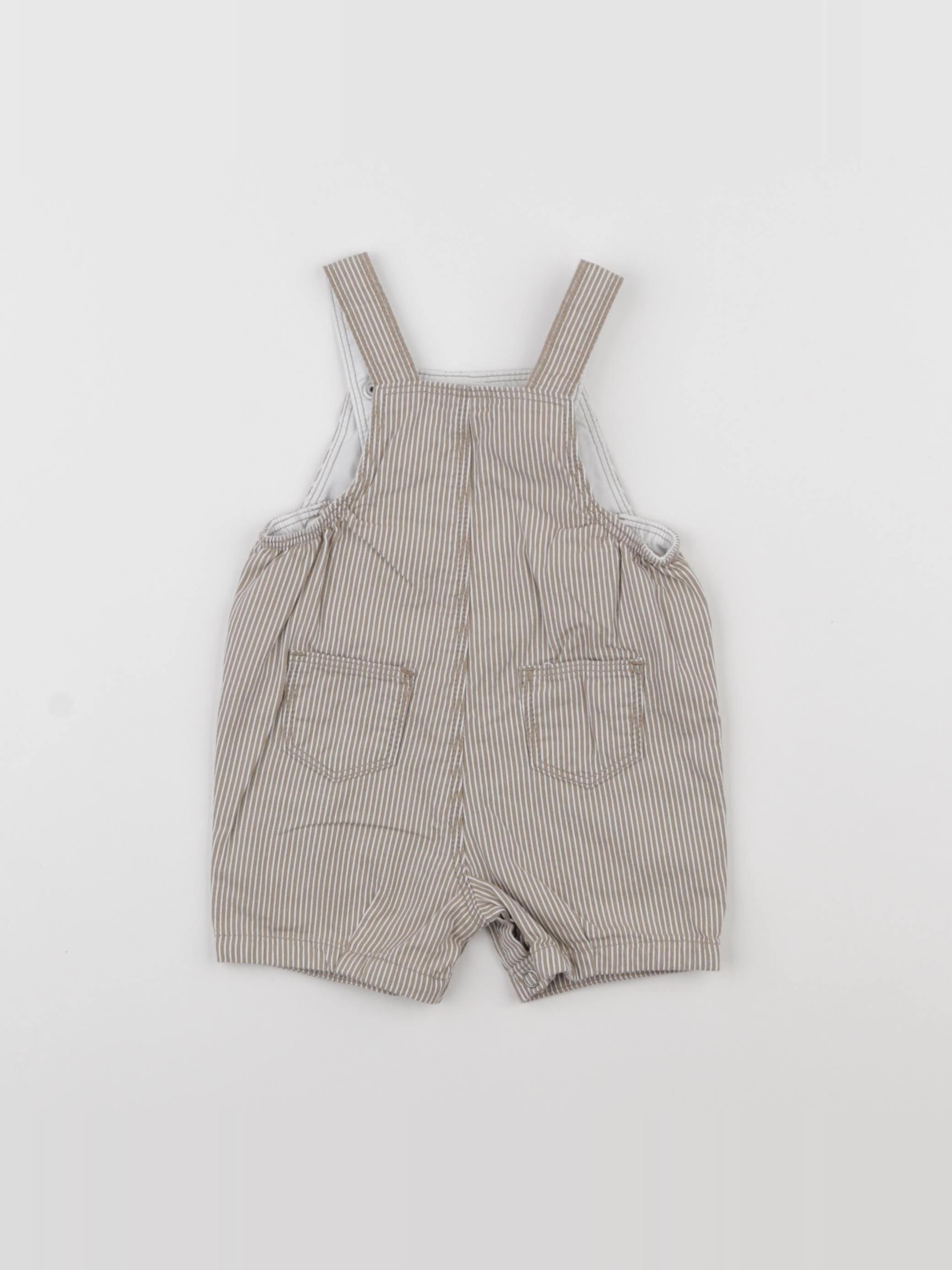 Petit Bateau - salopette beige - 3 mois