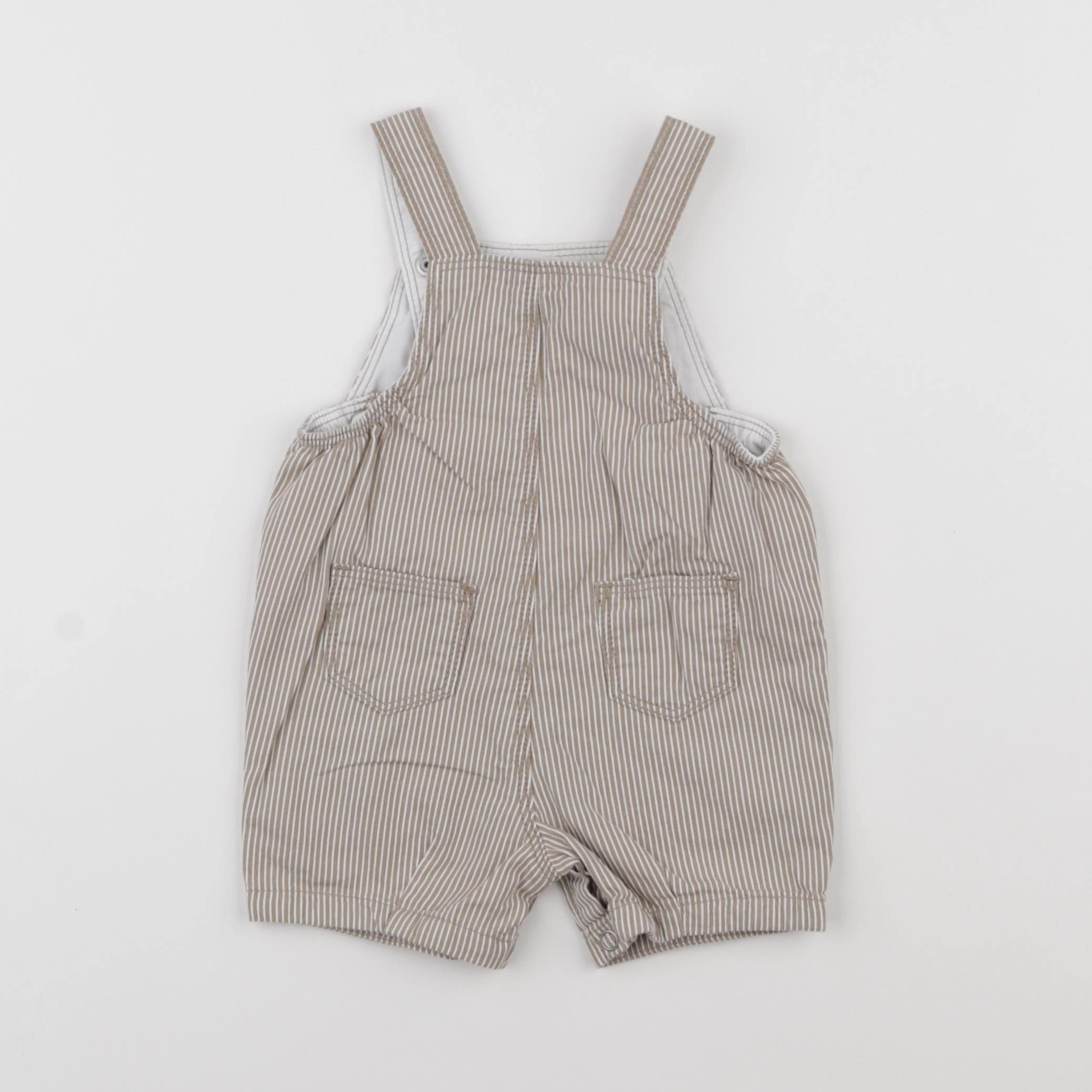Petit Bateau - salopette beige - 3 mois