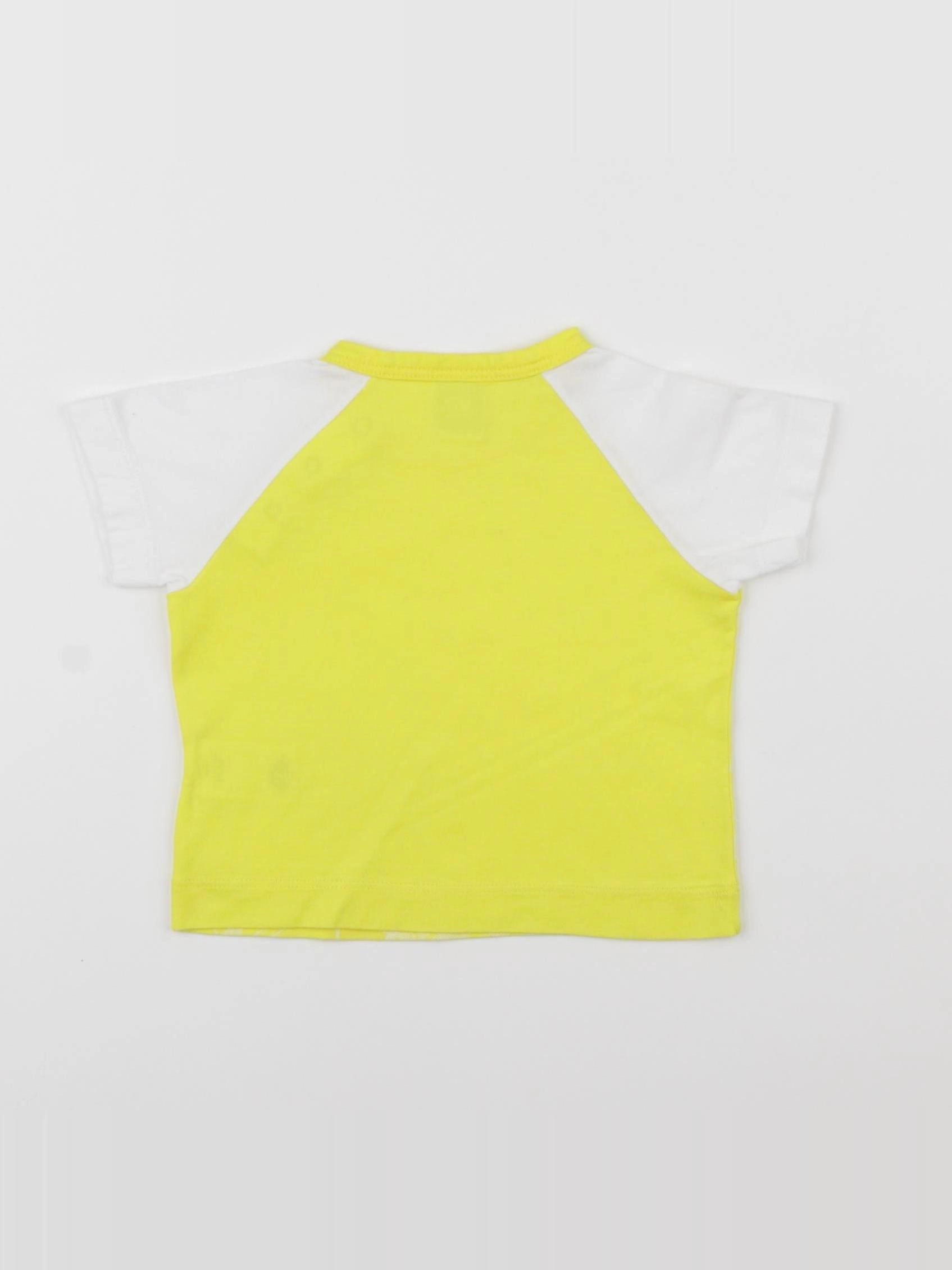 Petit Bateau - tee-shirt jaune - 3 mois