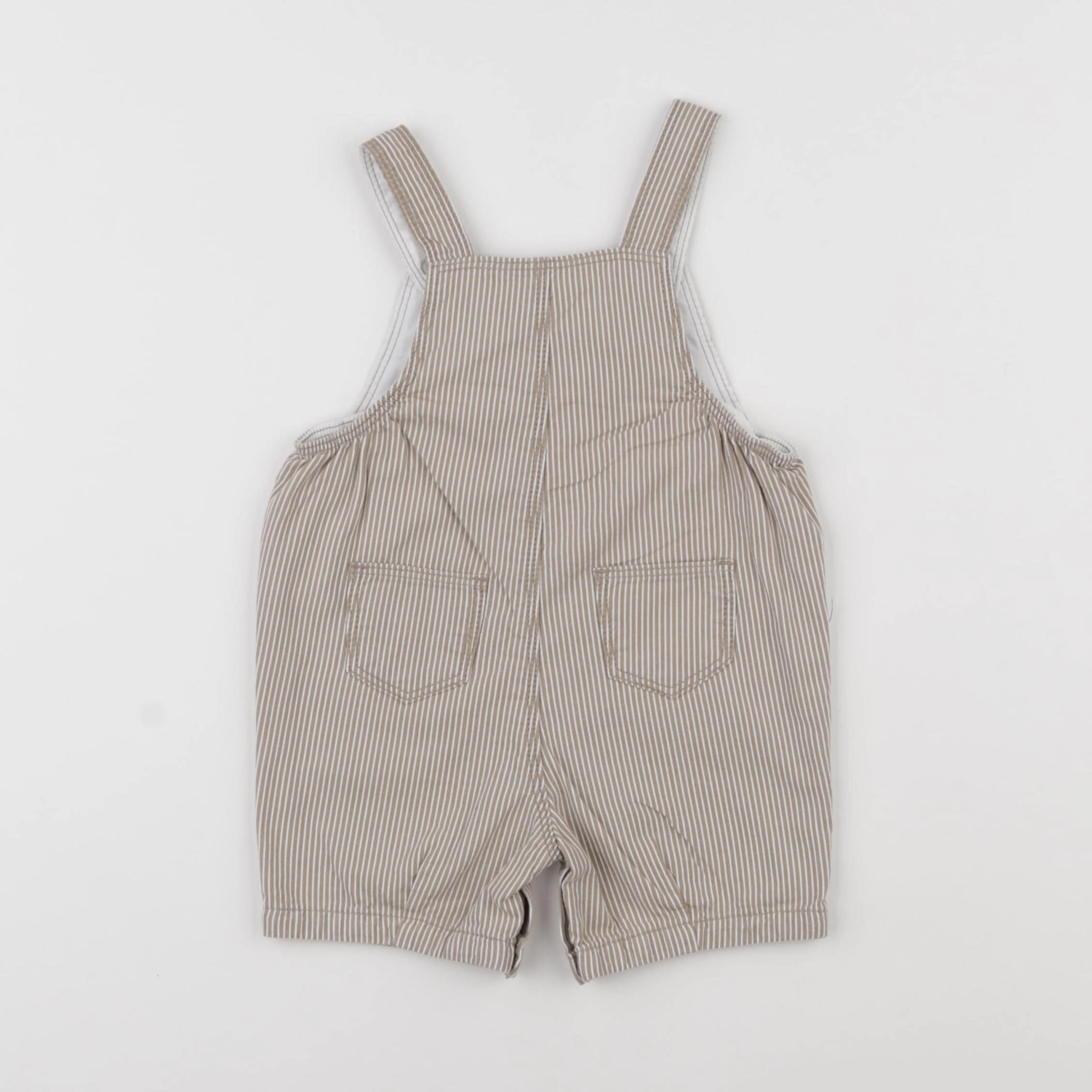 Petit Bateau - salopette beige - 6 mois
