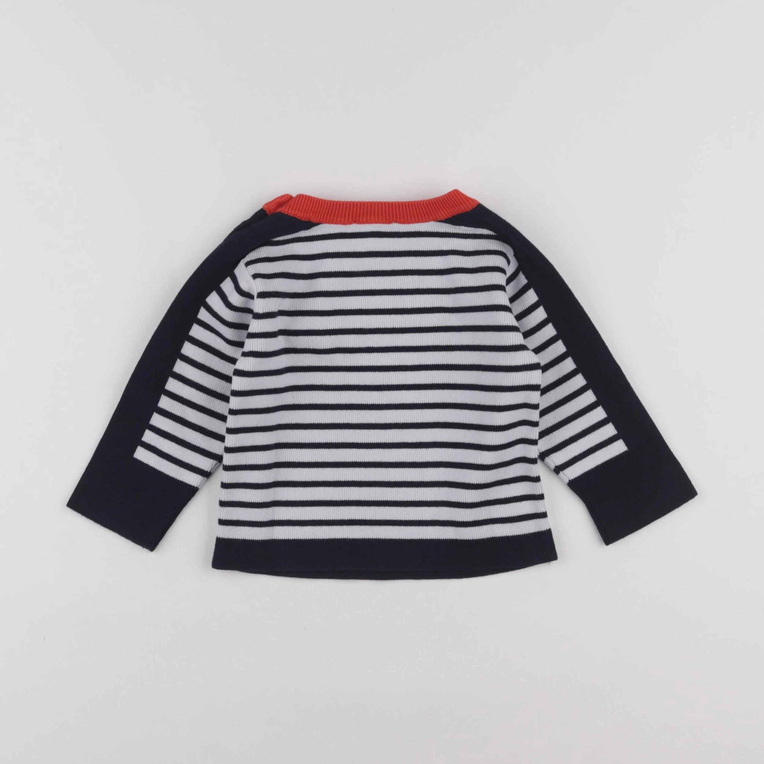 Jacadi - pull bleu - 18 mois