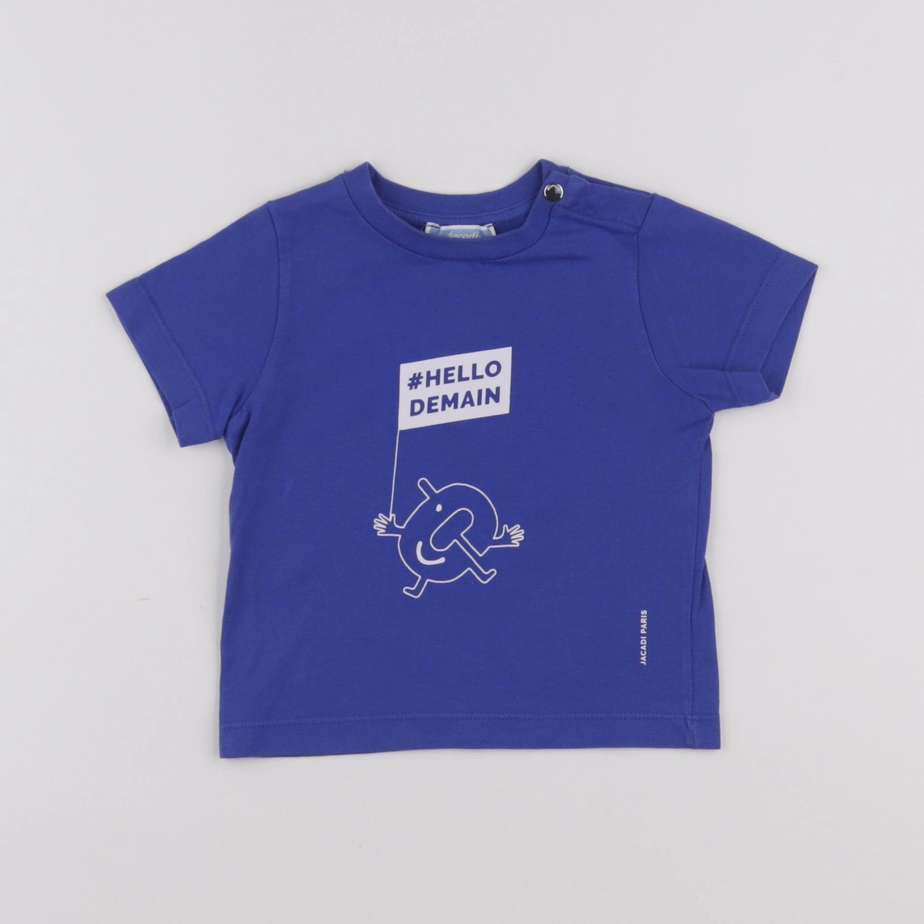 Jacadi - tee-shirt bleu - 12 mois