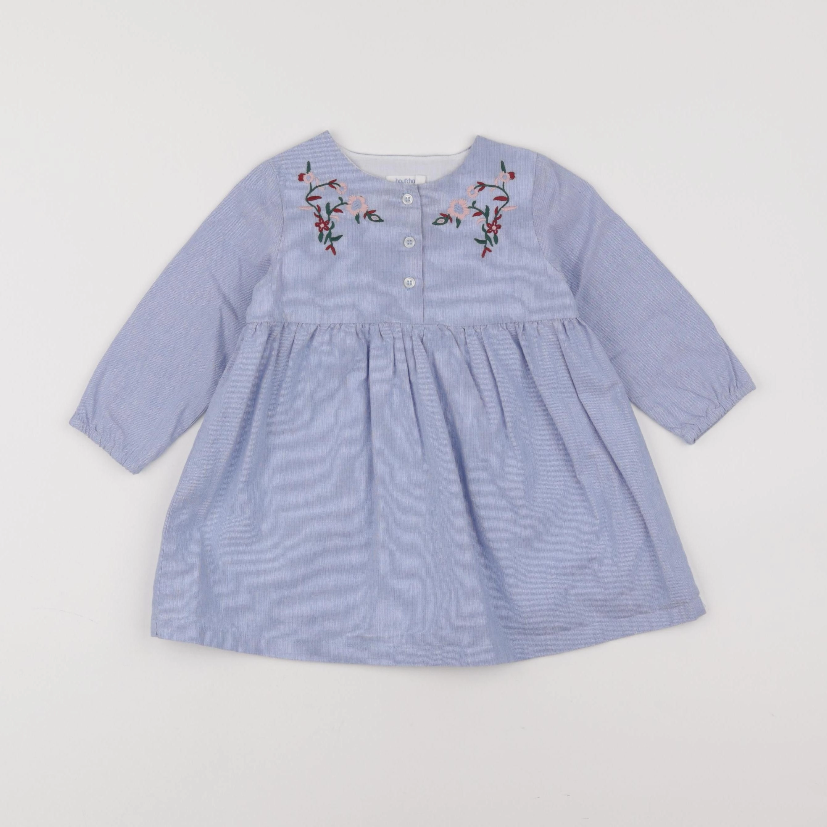 Boutchou - robe bleu - 12 mois