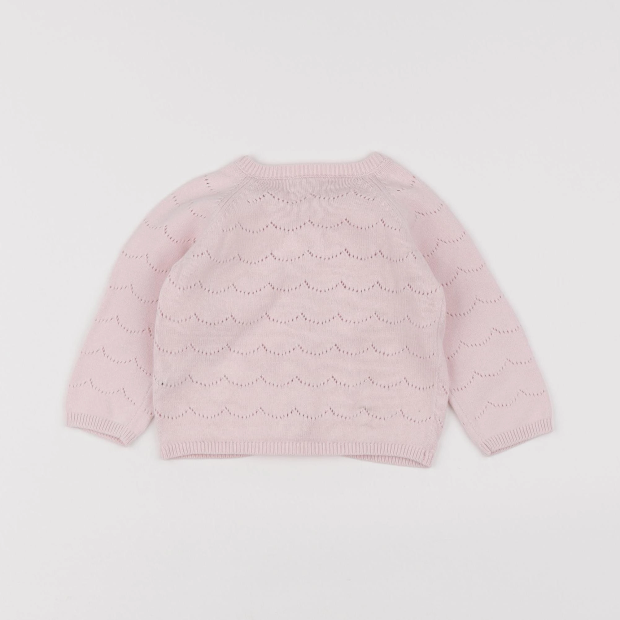 Boutchou - gilet rose - 6 mois
