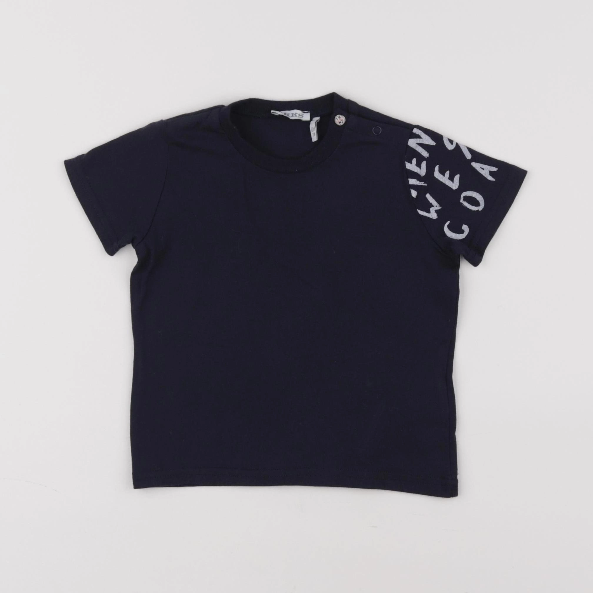 IKKS - tee-shirt bleu - 12 mois