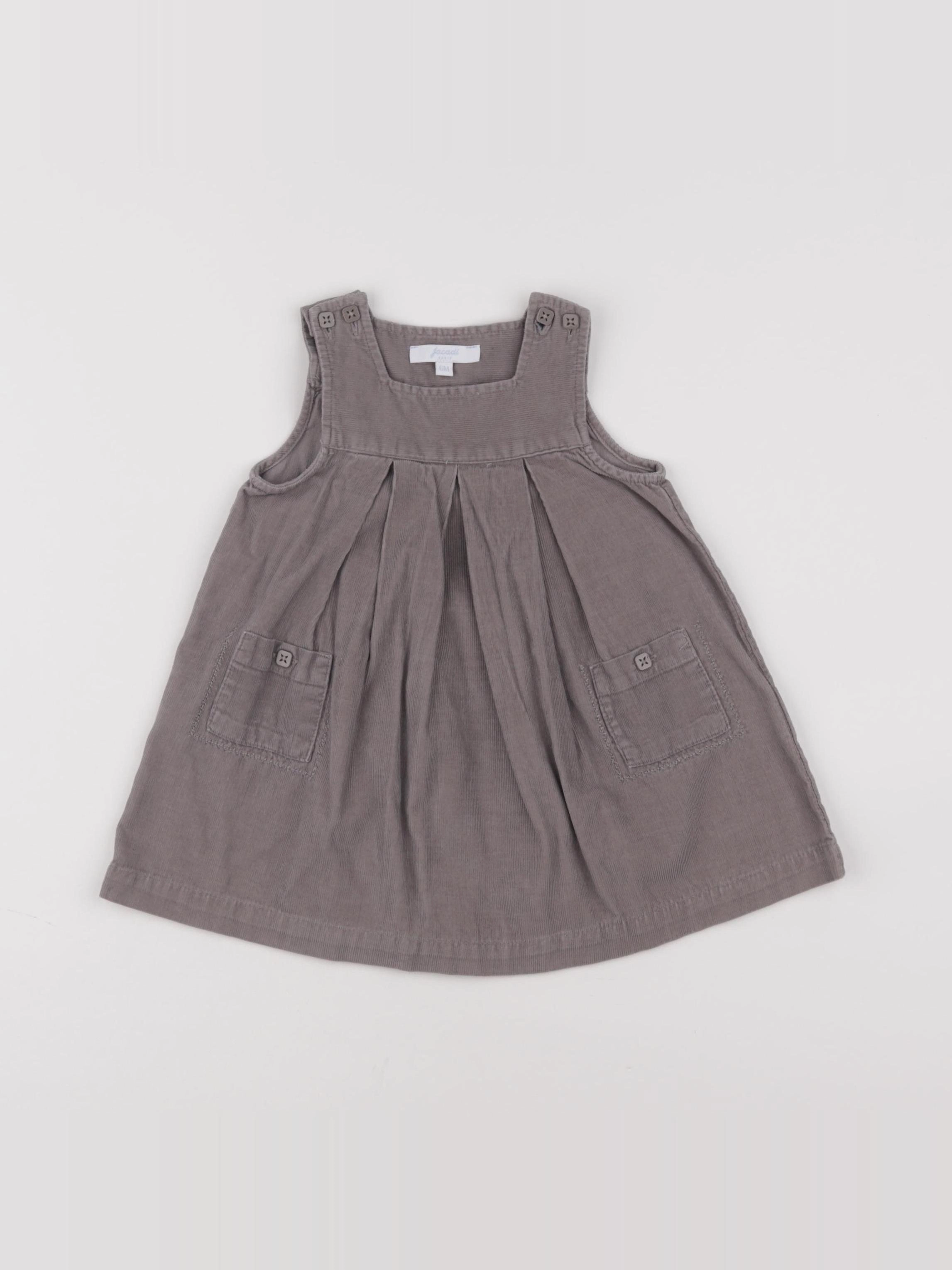 Jacadi - robe gris - 6 mois