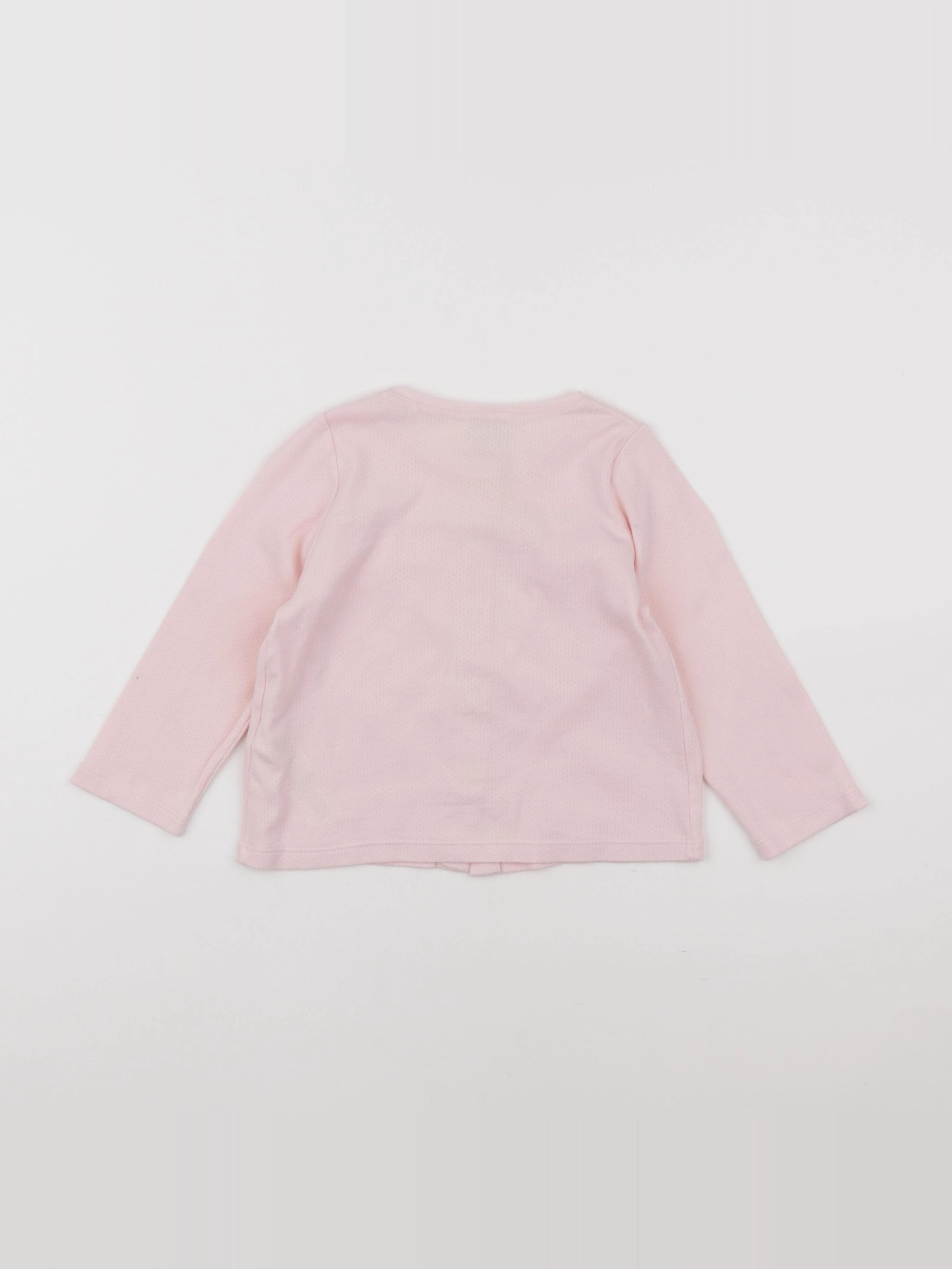 Petit Bateau - tee-shirt rose - 2 ans