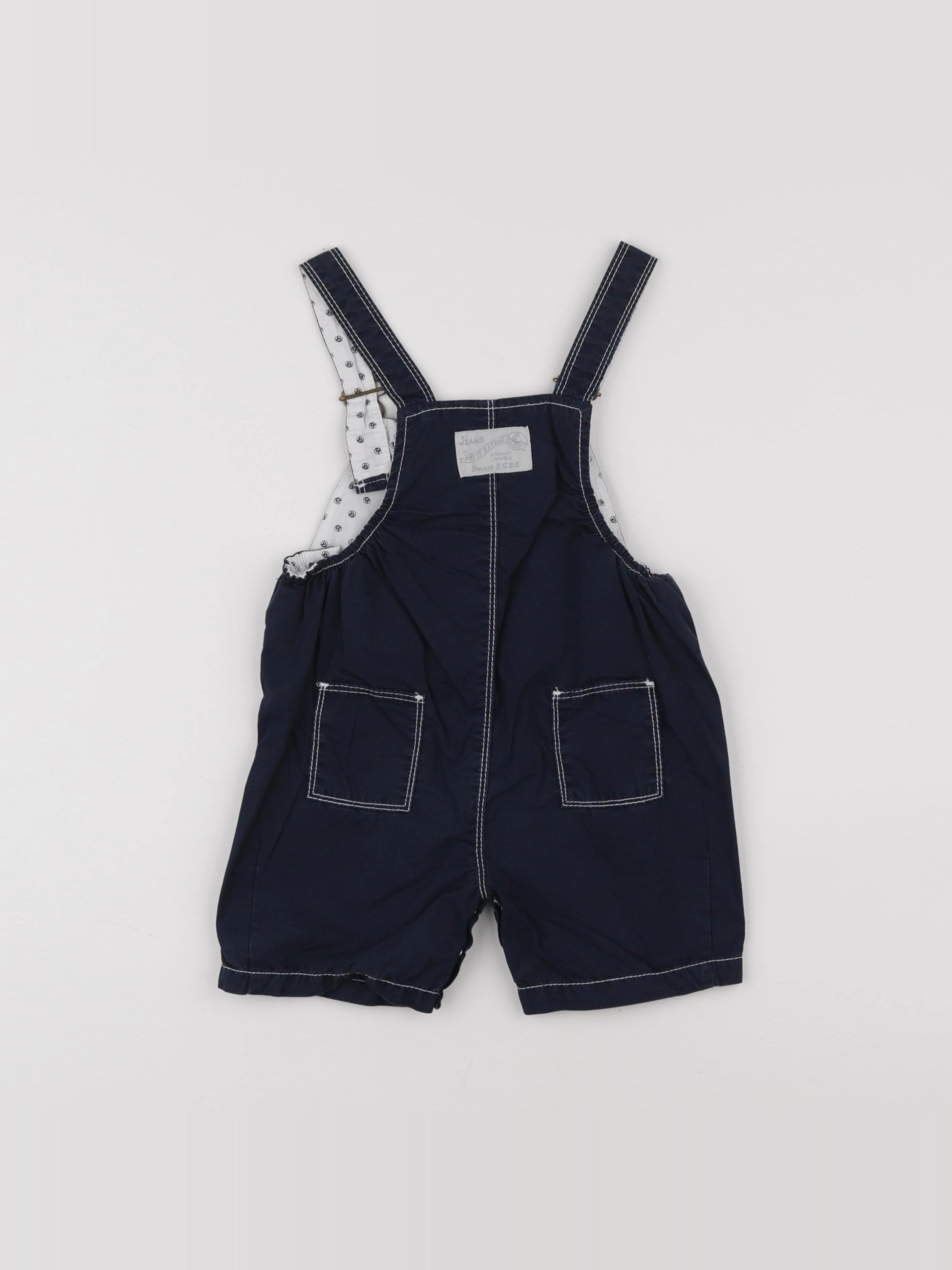 Petit Bateau - salopette bleu - 12 mois