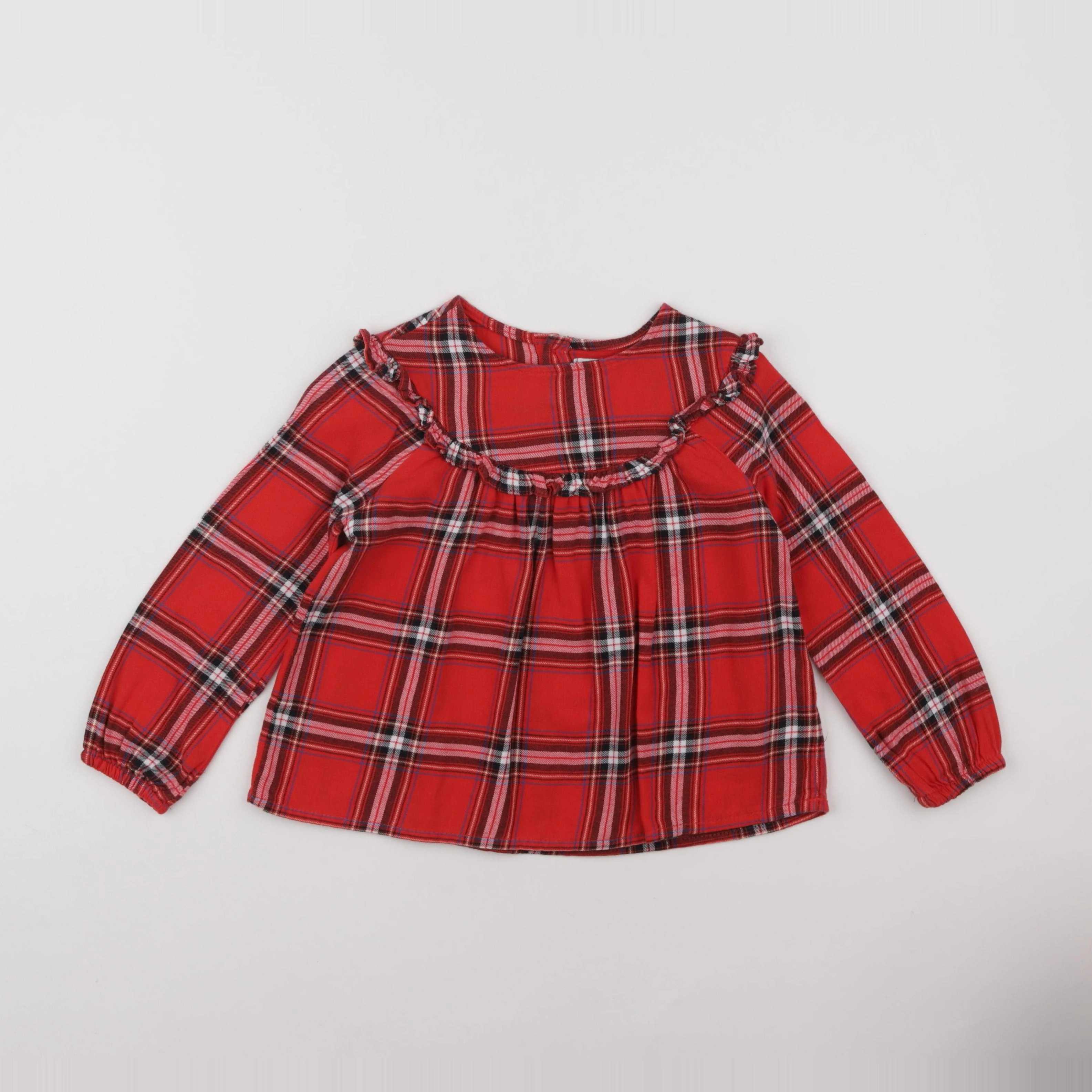 Vertbaudet - blouse rouge - 4 ans
